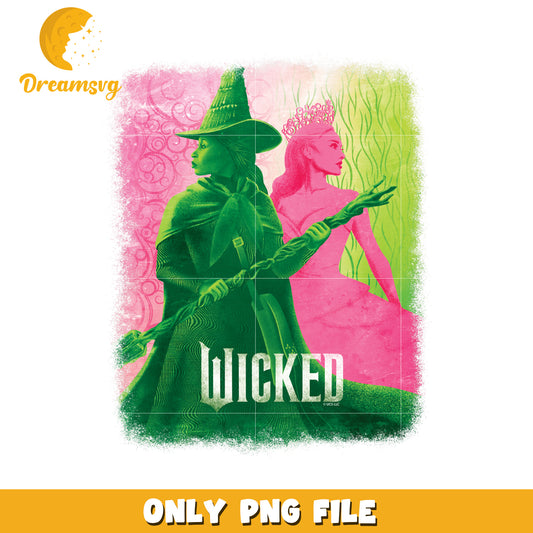 Wicked Elphaba and Glinda png, glinda pinkcore png, wicked witches png