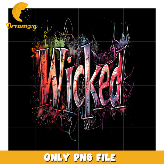 Wicked Graffiti Style png, wicked​ 2024 png, wicked emerald city png