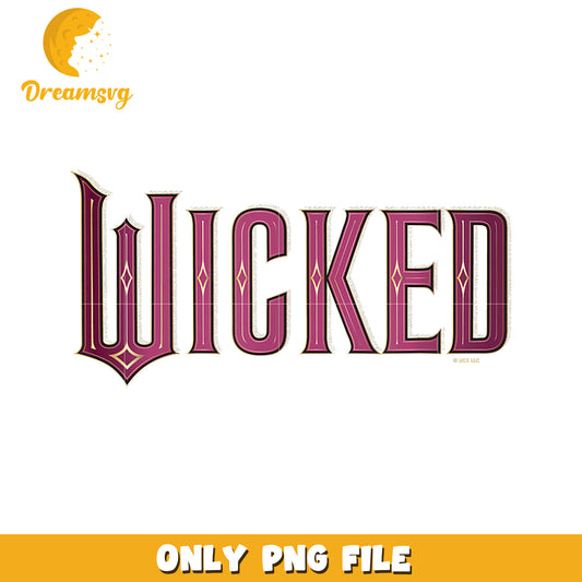Wicked Movie Logo Glinda Pink And Gold Wand png, wicked​ characters png, wicked 2​ png