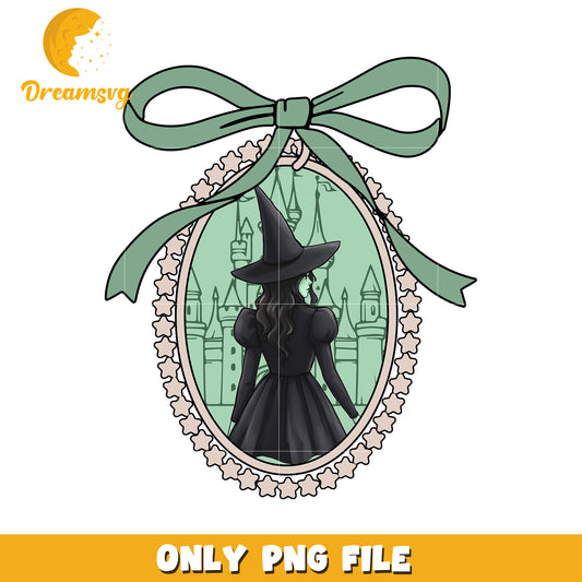 Wicked Movie Pink and Green Elphaba png, elphaba vibe png, oz fantasy png