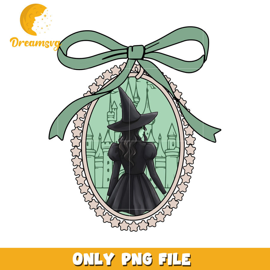 Wicked Movie Pink and Green Elphaba png, elphaba vibe png, oz fantasy png