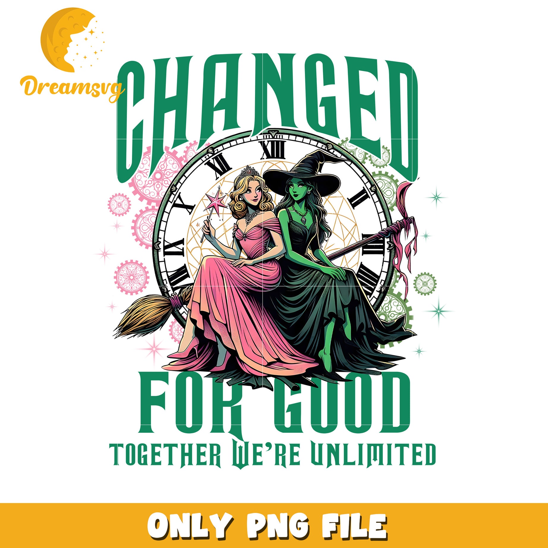 Wicked cartoon changed for good png, changed for good png