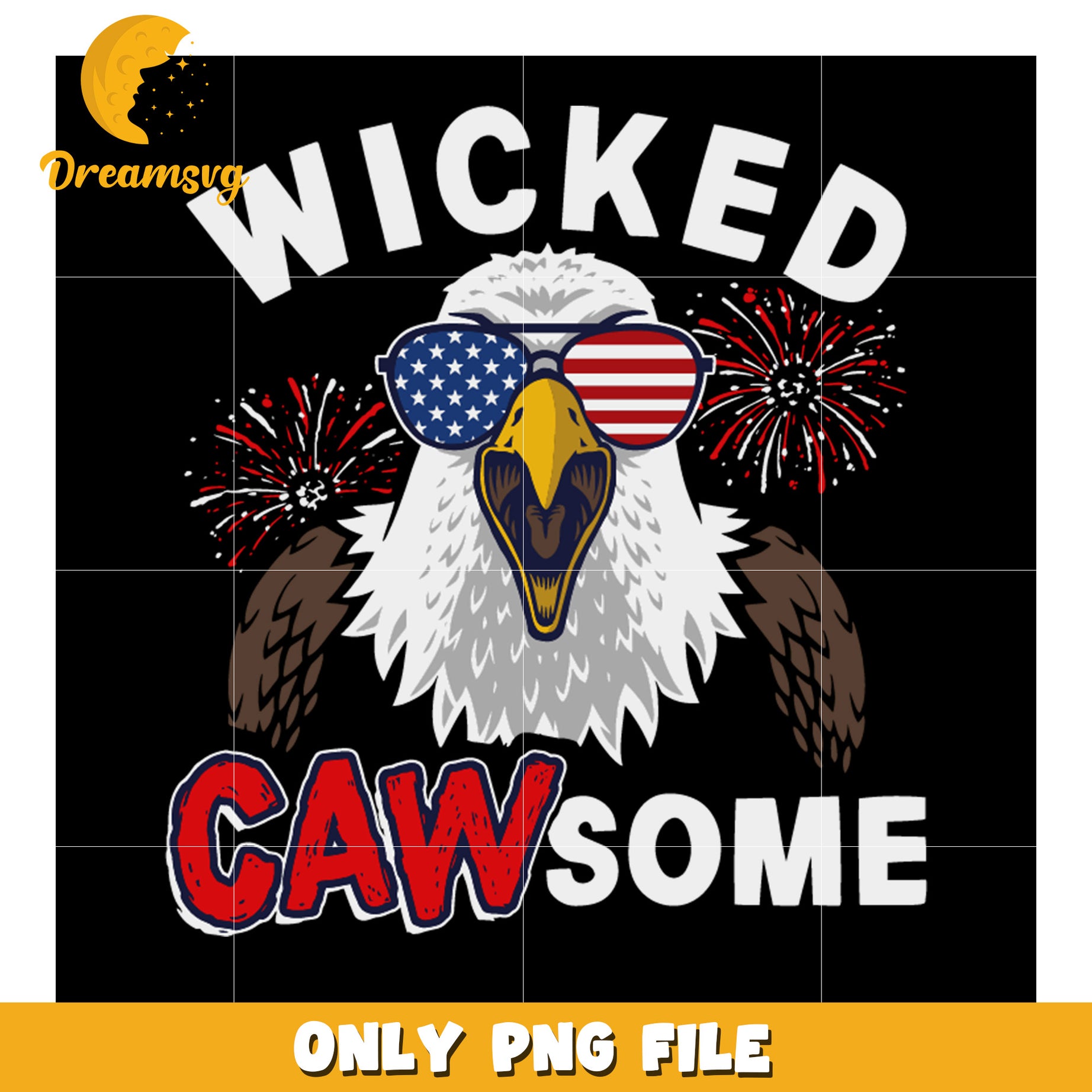 Wicked cawsome png, funny chicken png, patriotic chicken png
