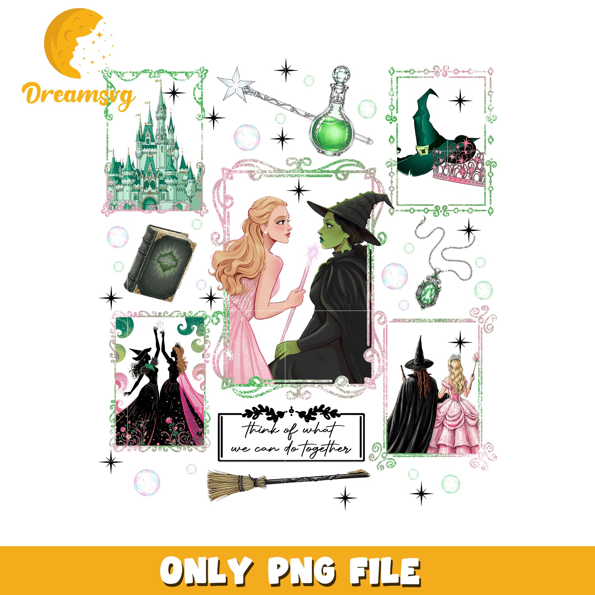 Wicked for Good png, wicked vibes png, wictchcore png