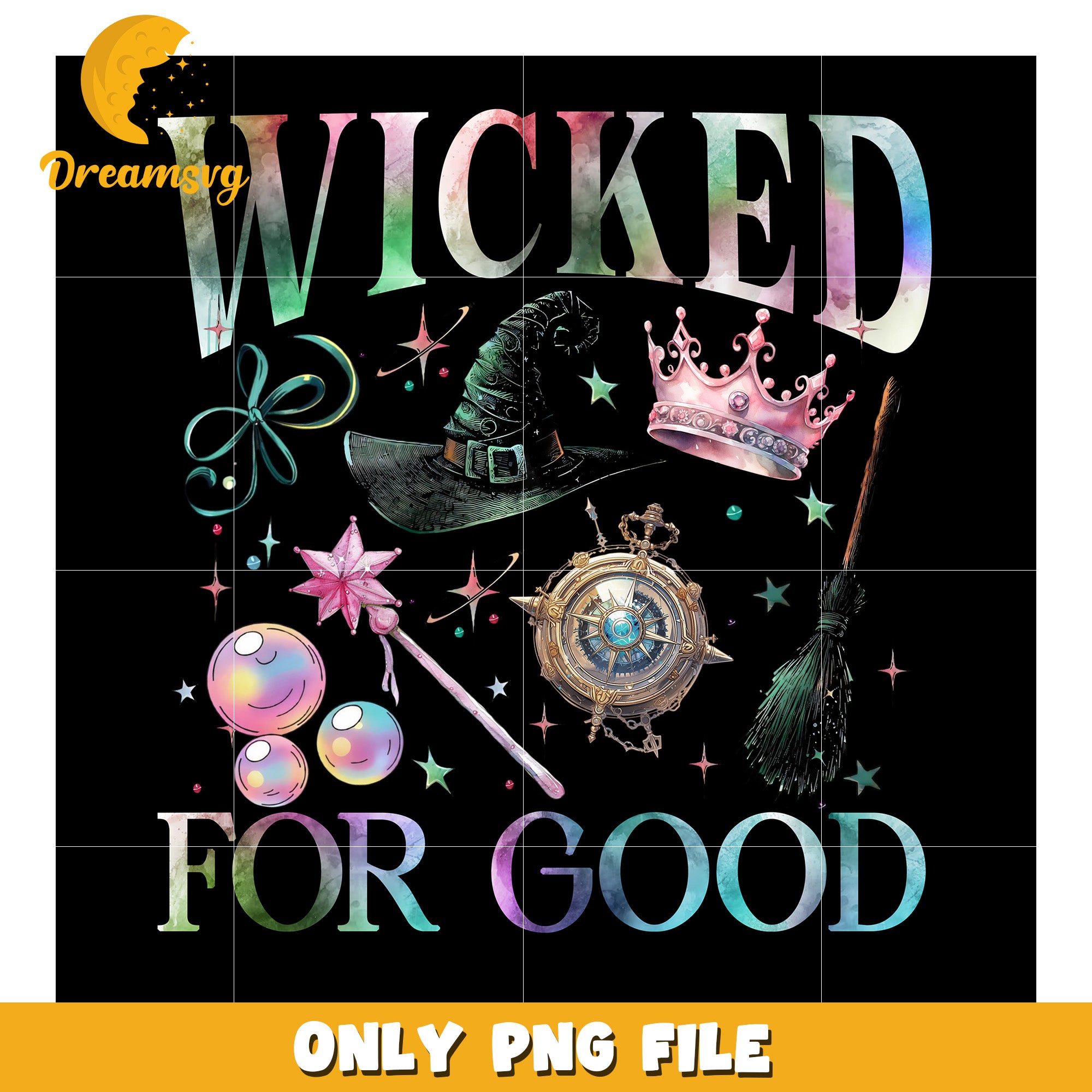 Wicked for good png, wicked glam png, glinda aesthetic png – DreamSVG Store