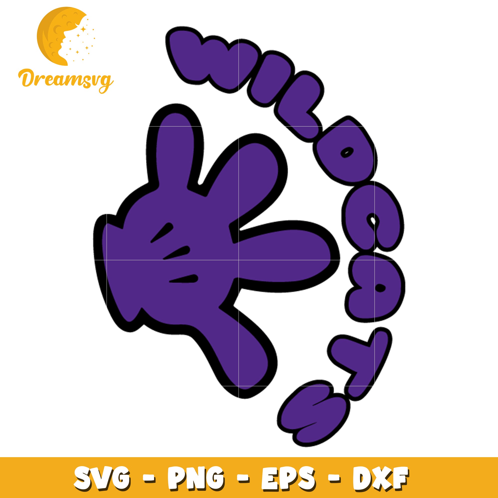 Wild Glove SVG PNG EPS DXF Cut File