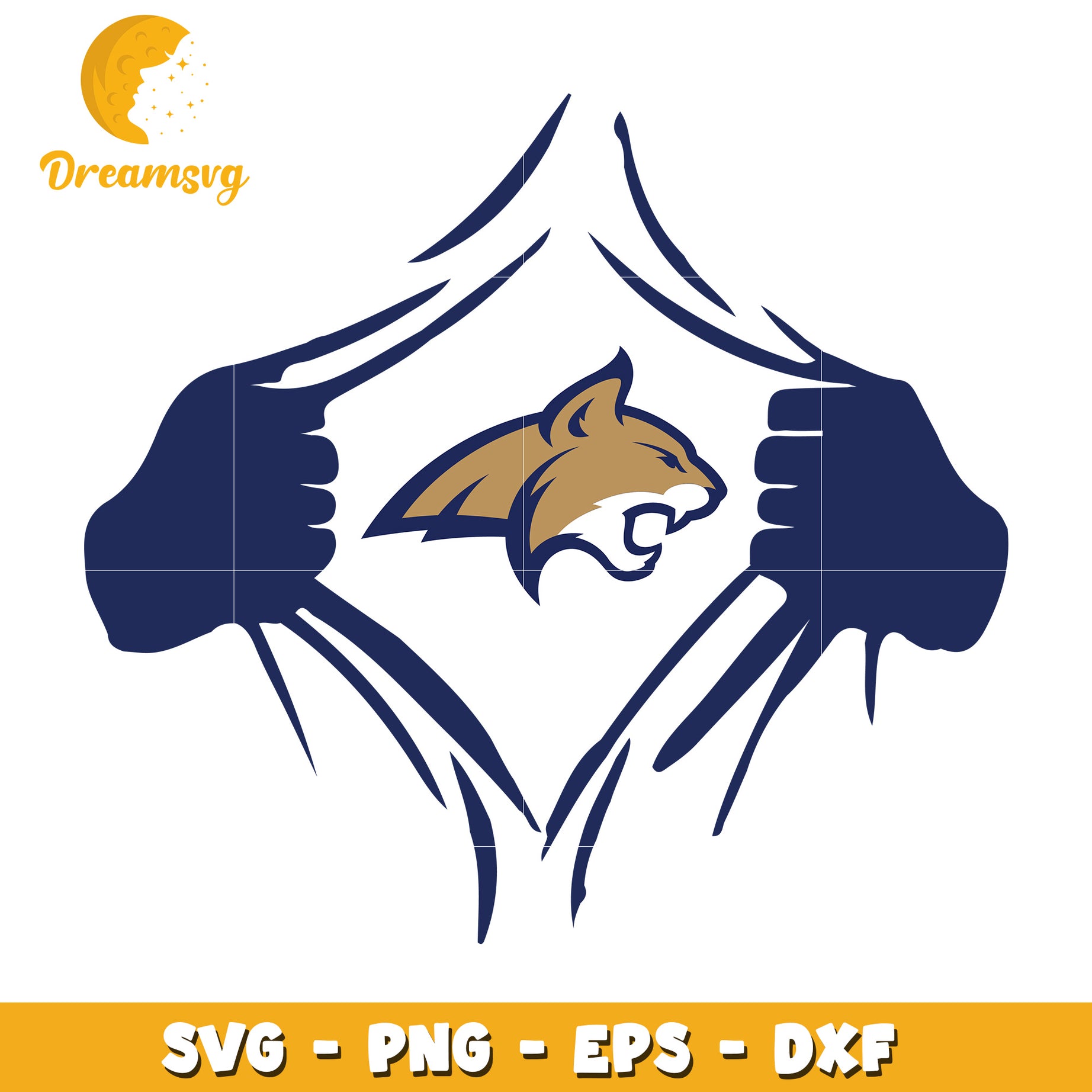 Wildcat SVG Bundle PNG, EPS, DXF