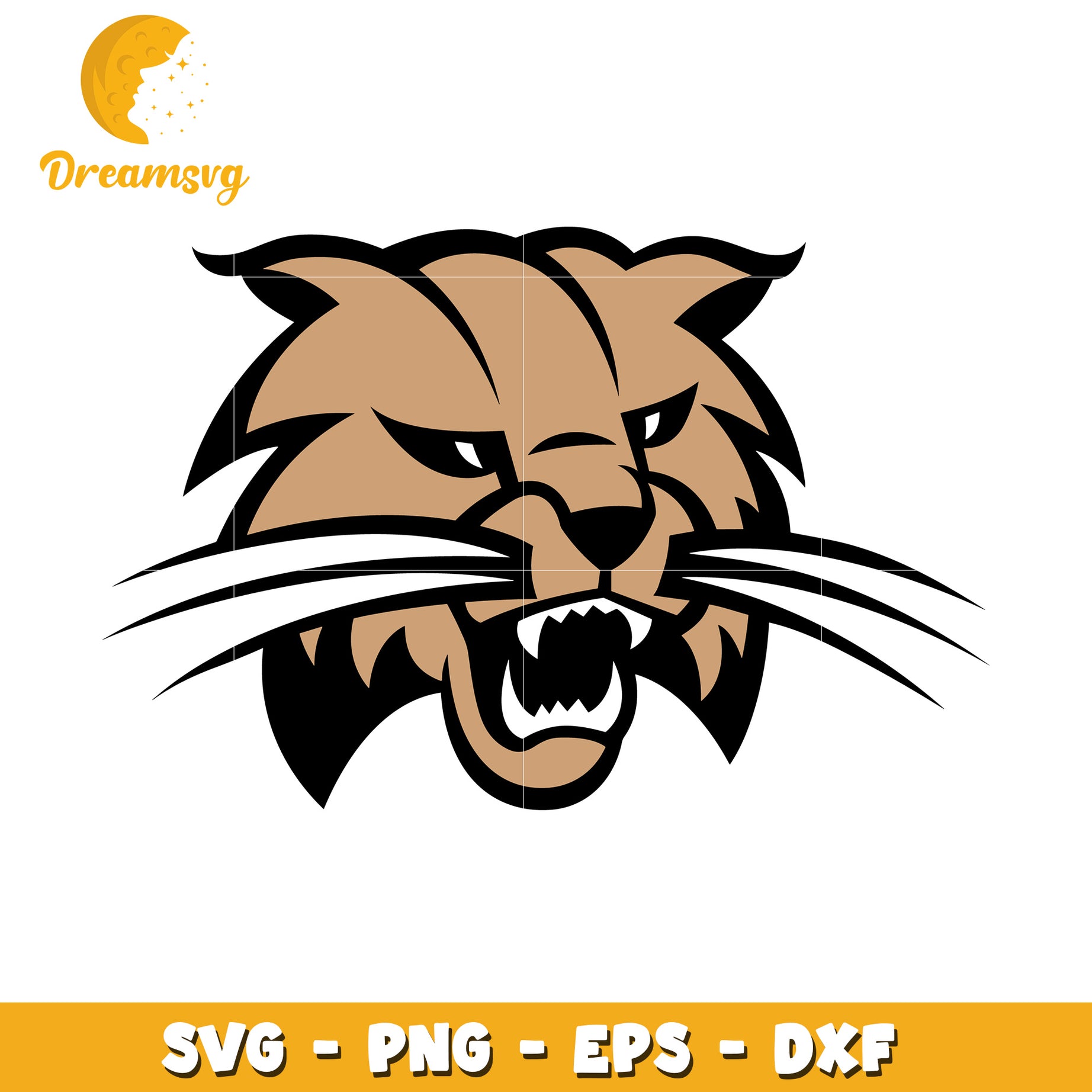 Wildcat SVG PNG EPS DXF Cut File