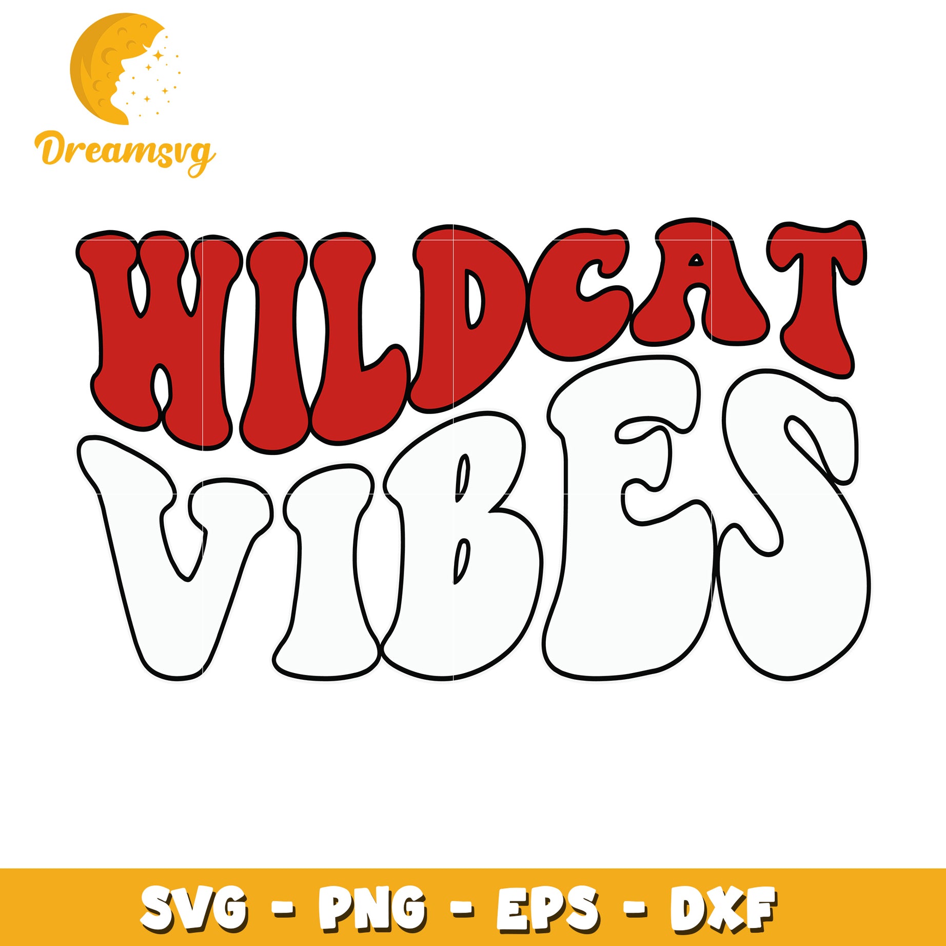 Wildcat Vibes SVG PNG EPS DXF Cut File