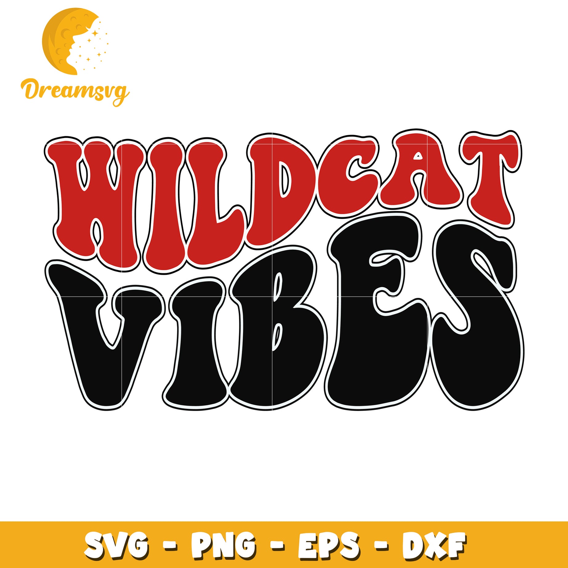 Wildcat Vibes SVG PNG EPS DXF Cut Files