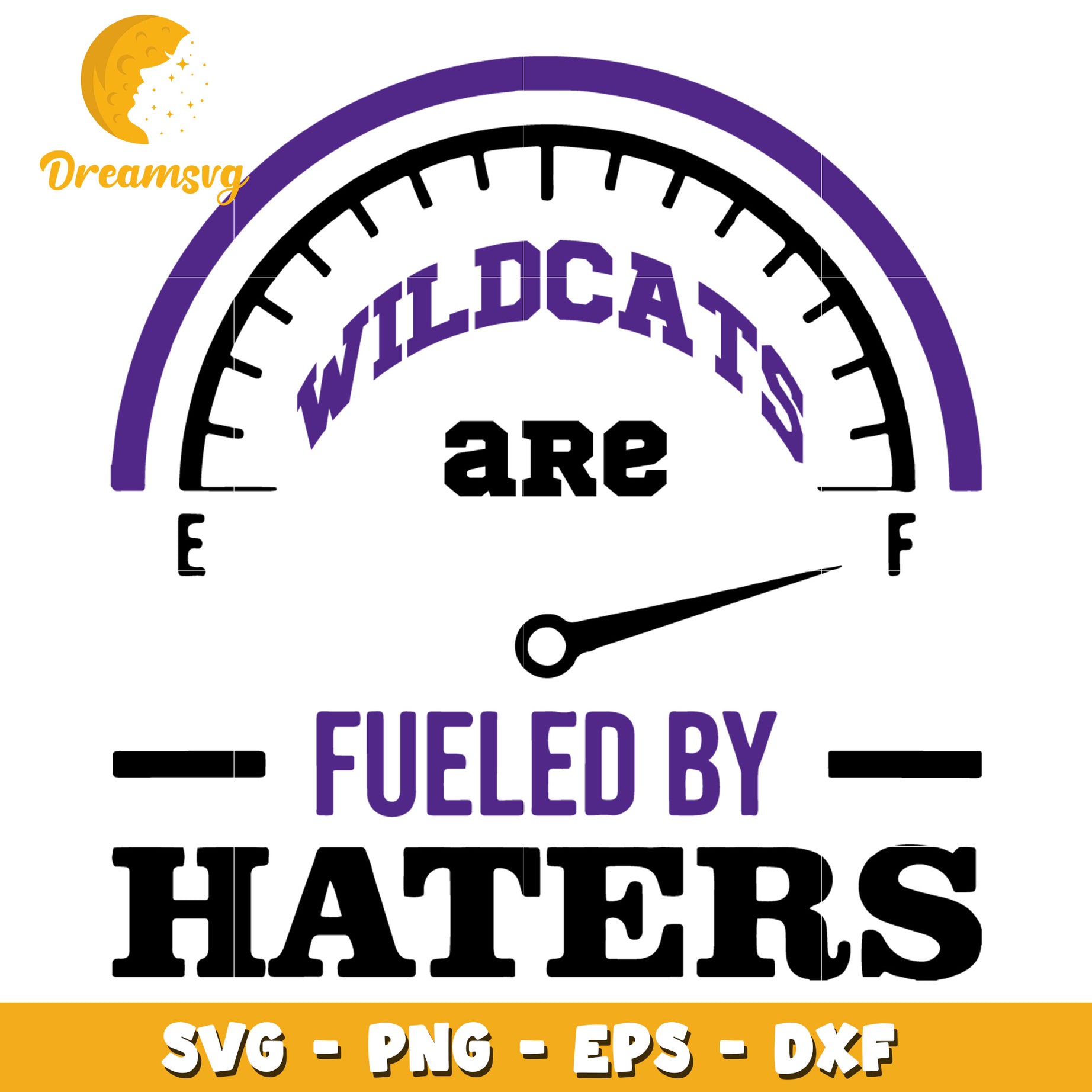 Wildcats Fueled By Haters SVG PNG EPS DXF