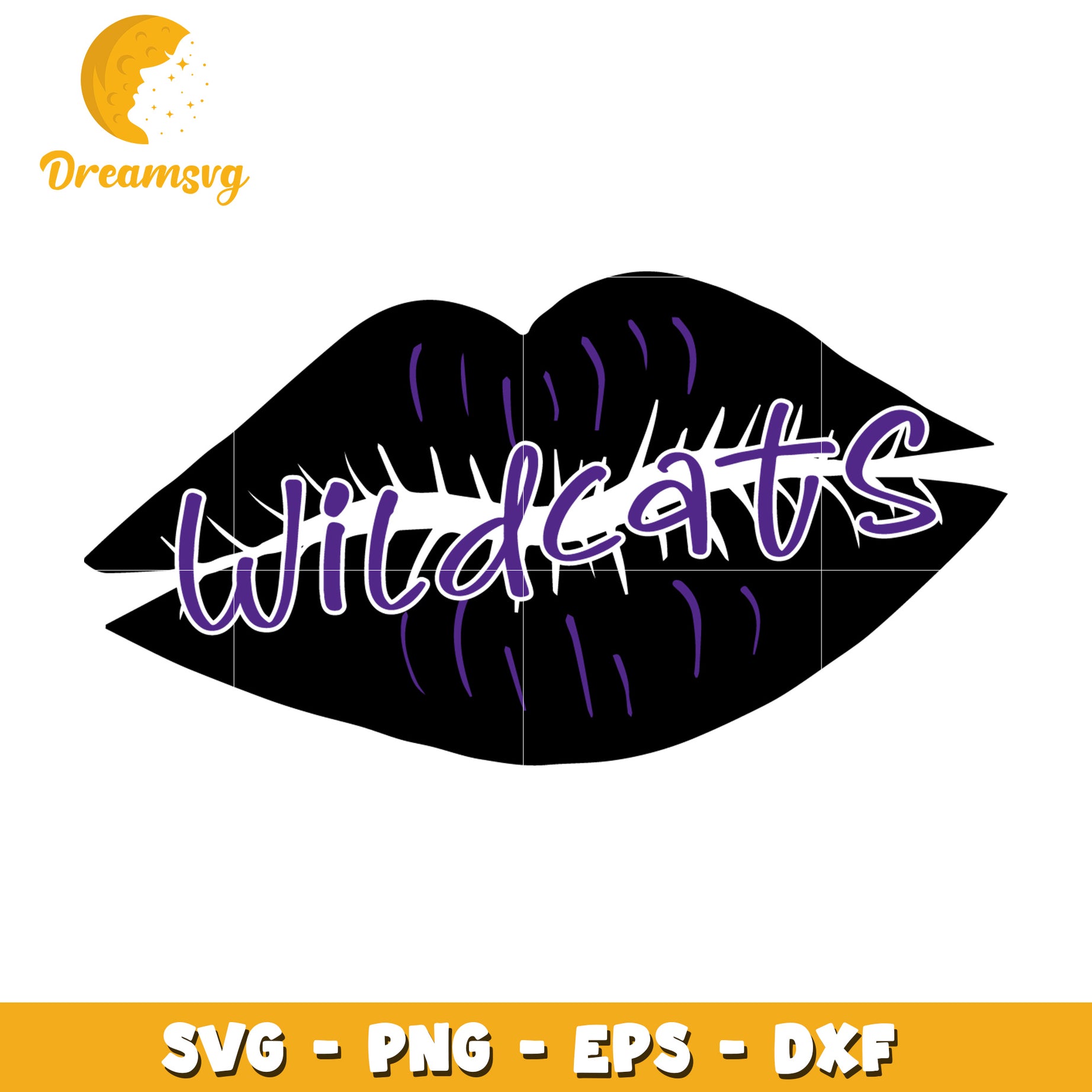 Wildcats Lip SVG Design for Crafts and DIY Projects Online