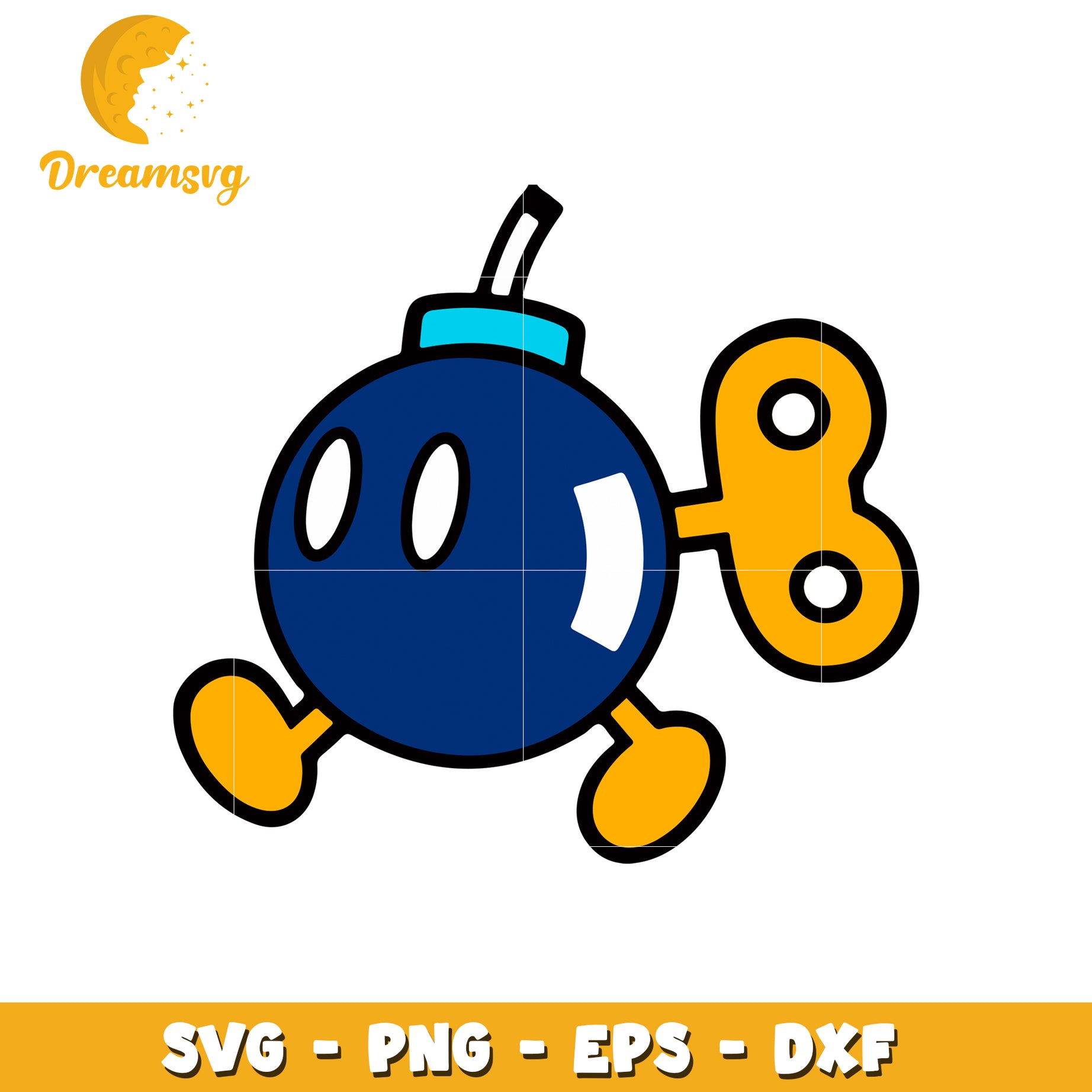 Wind Up Bomb SVG Cut File