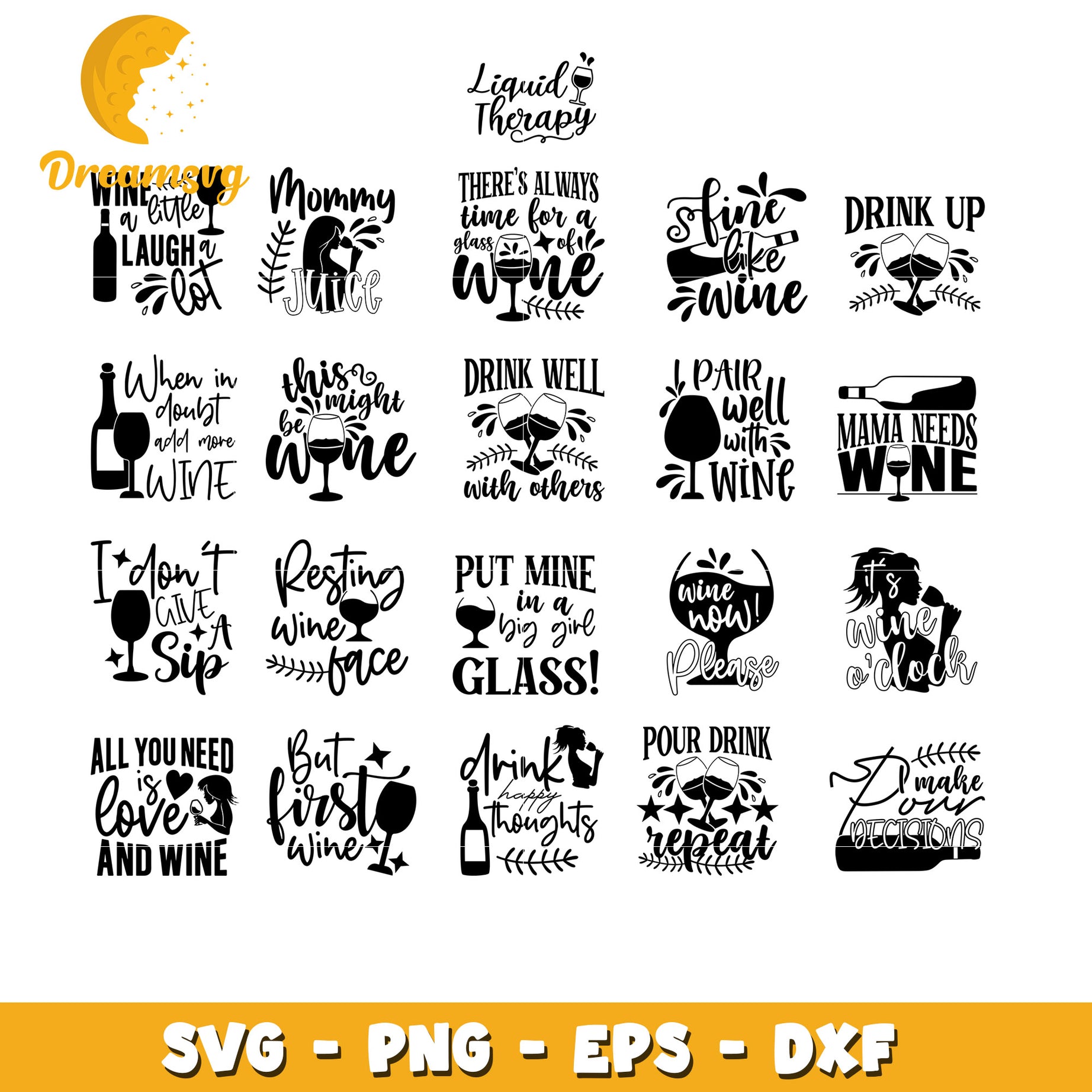 Put mine in the big girl glass bundle svg, mama need wine svg