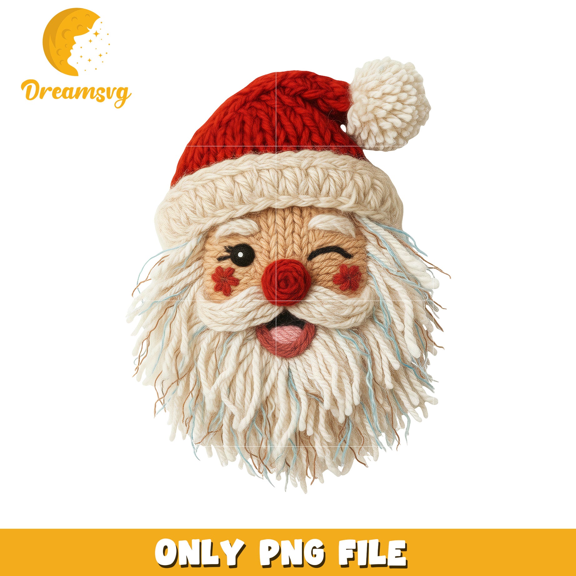 Wink santa png, funny christmas png, santa claus png