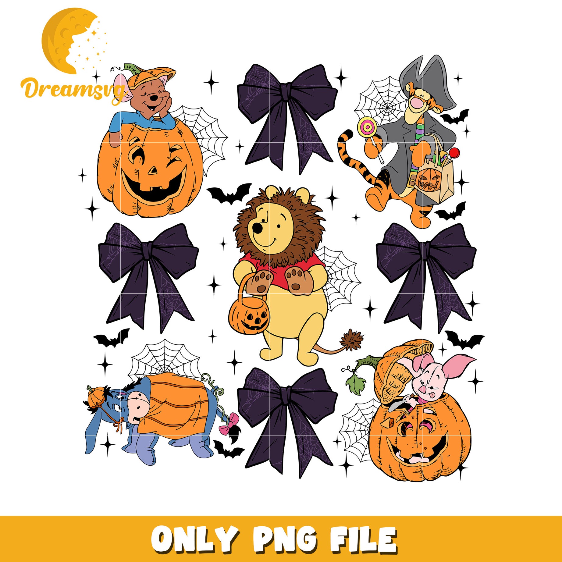 Winnie the Pooh Halloween PNG