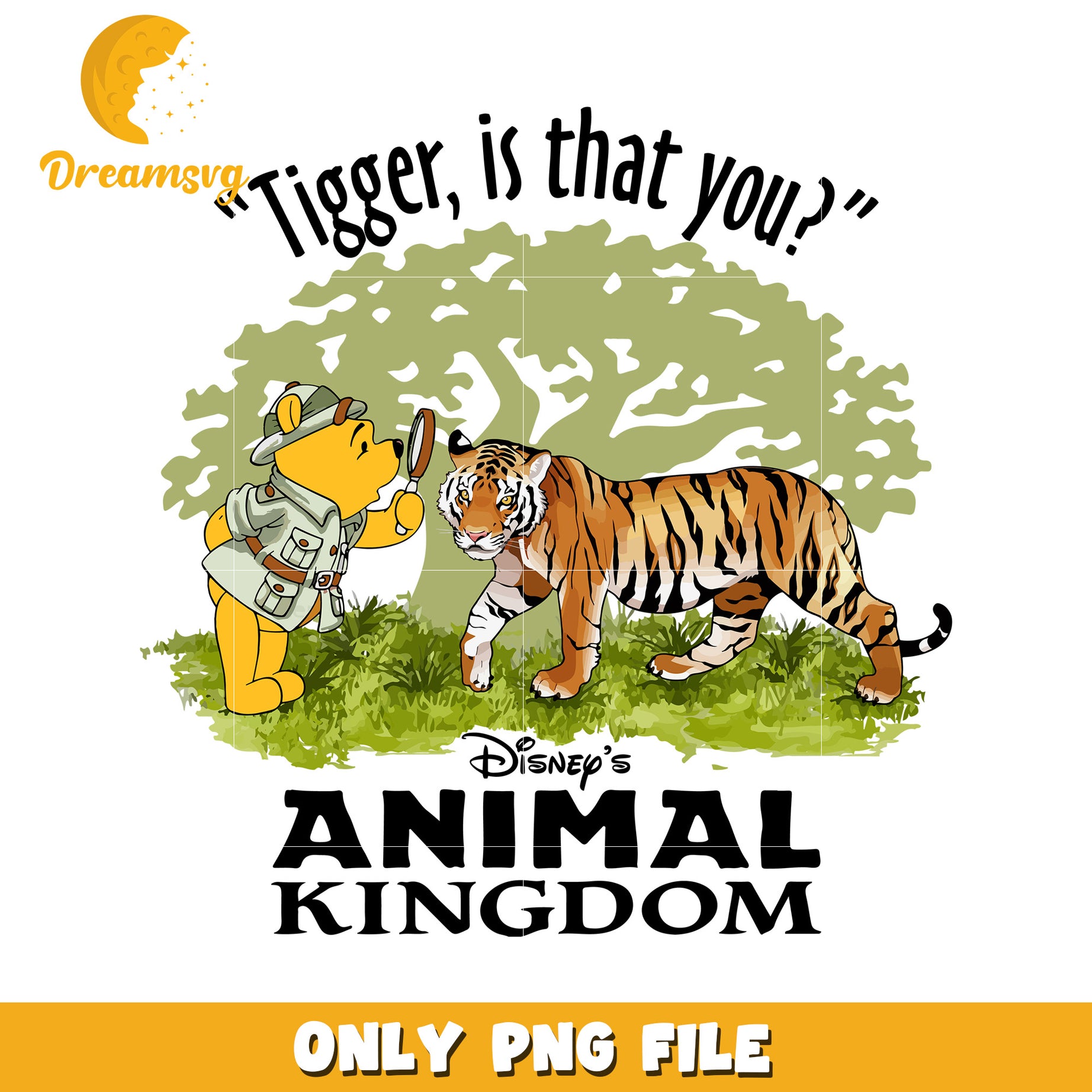 Winnie the Pooh Tigger and Tiger PNG Animal Kingdom Art