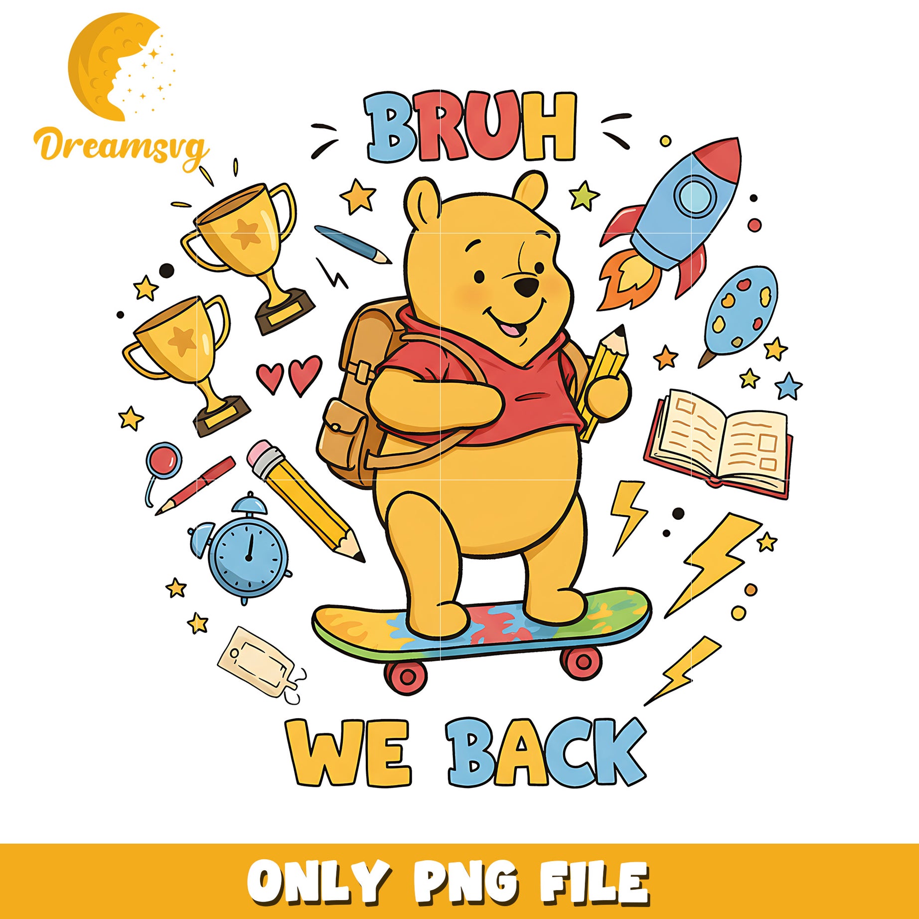 Winnie the pooh bruh we back png, disney cartoons png, disney characters png