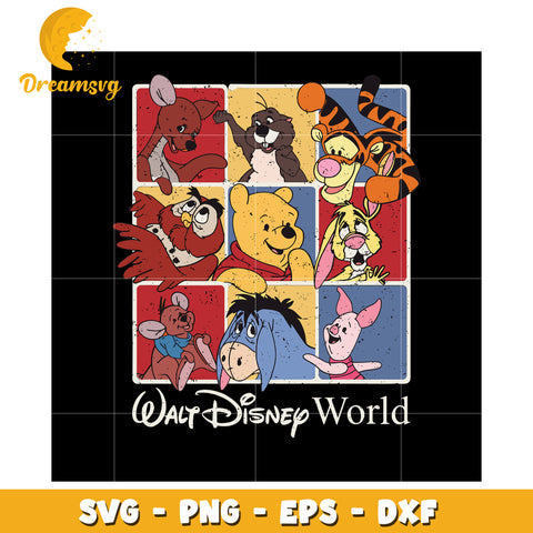 Winnie the pooh characters svg, disney svg, mickey mouse characters svg