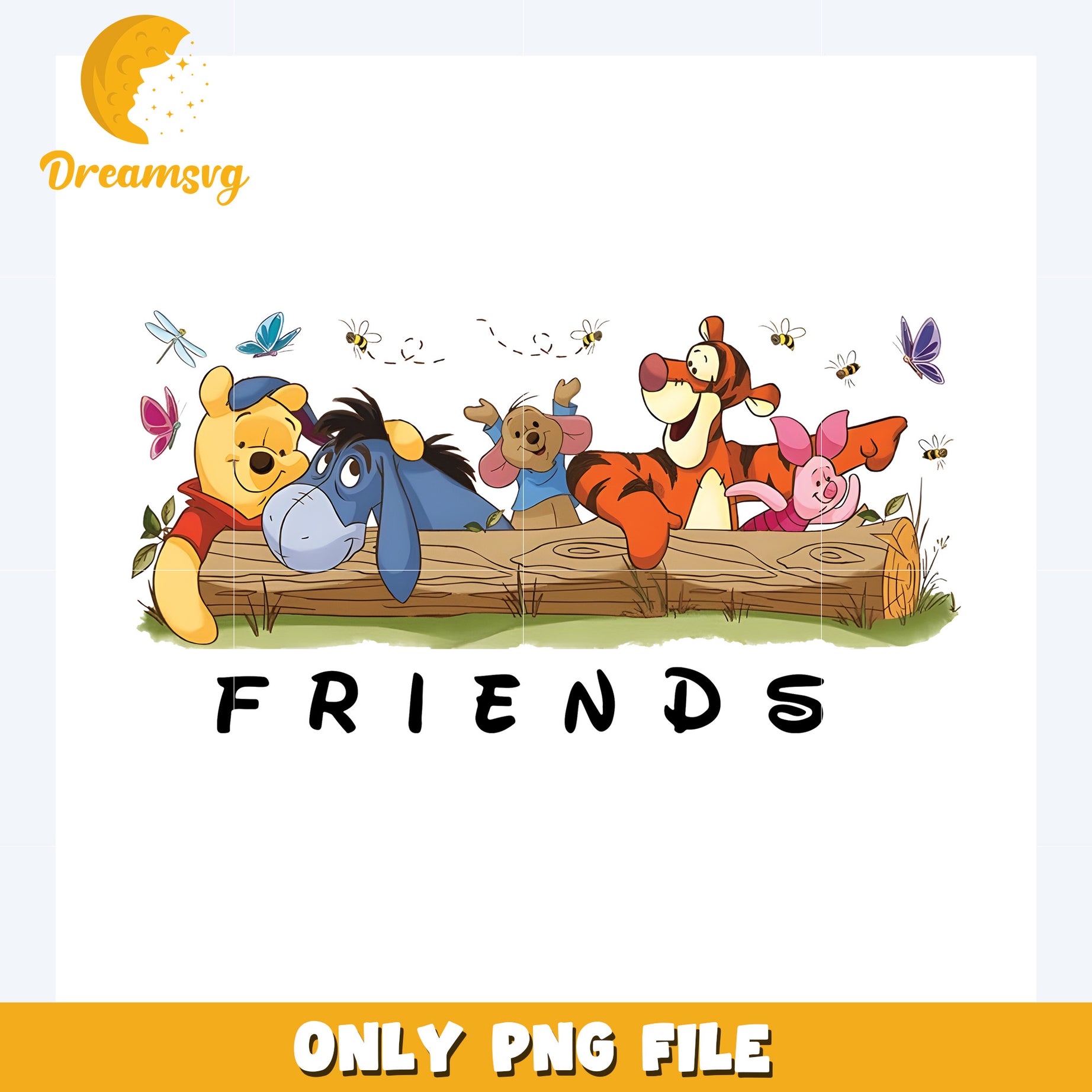 Winnie the pooh friends png, disneyland png, disney movies png