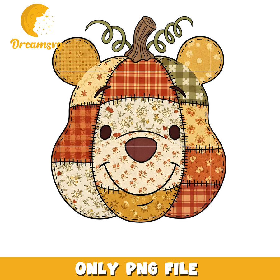 Winnie the pooh pumpkin png, halloween disney​​ png, disney characters png