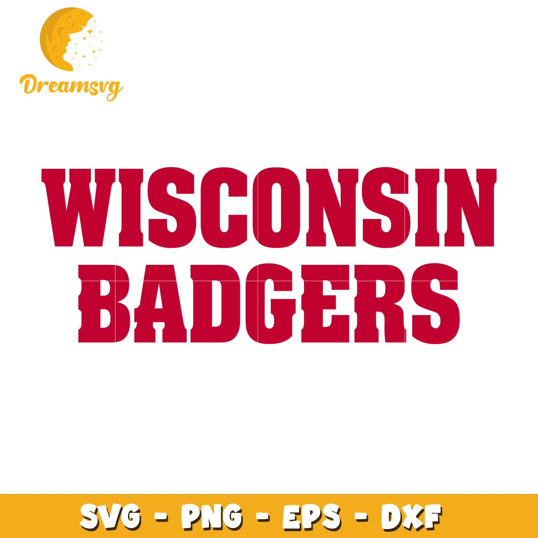 Wisconsin Badgers SVG File for Crafting and Design Projects