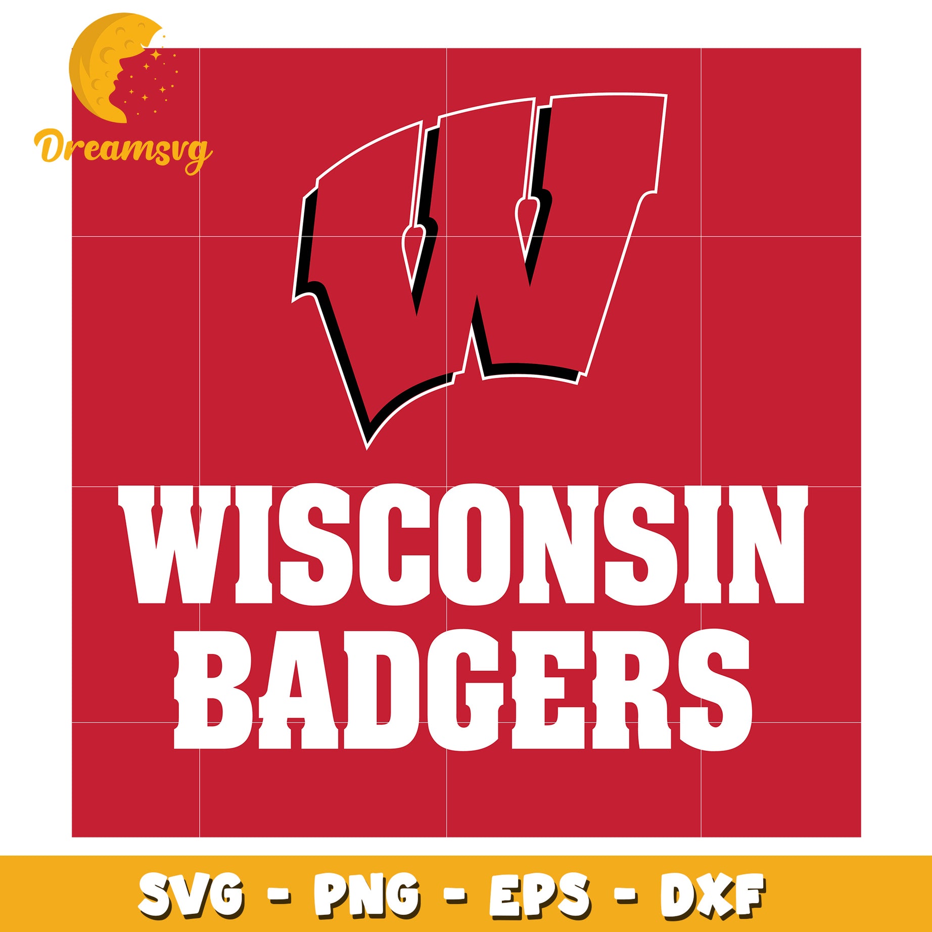 Wisconsin Badgers SVG Graphic for Fans and Merchandise Design