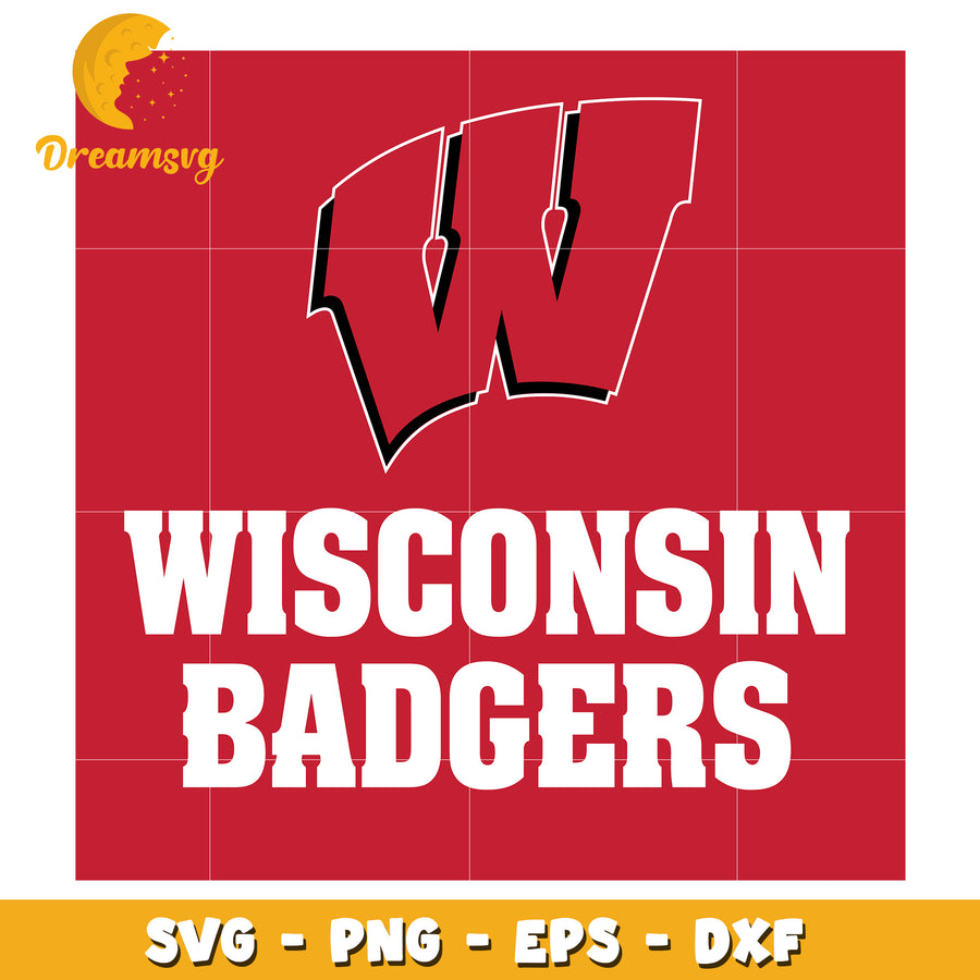 Wisconsin Badgers SVG Graphic for Fans and Merchandise Design