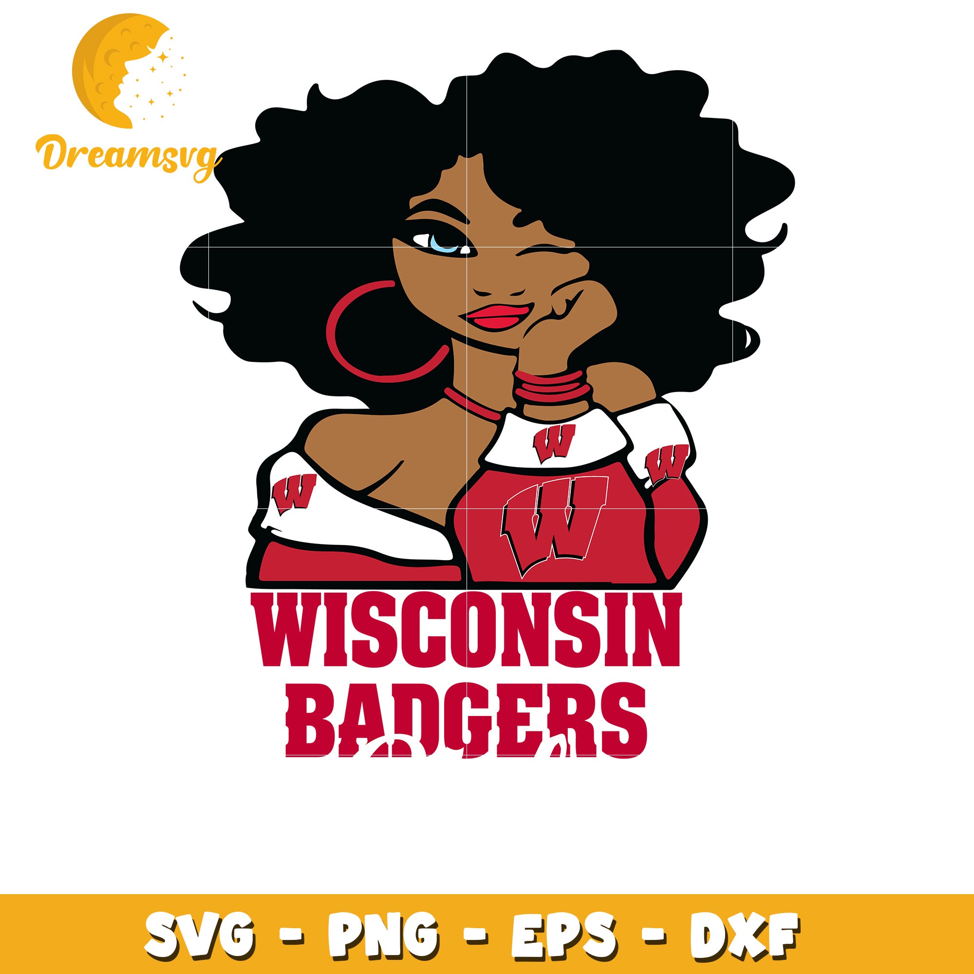 Wisconsin Badgers SVG PNG EPS DXF