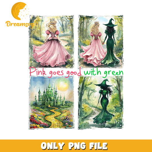 Witch Goes Good With png, witch elphaba png, wicked musical  png