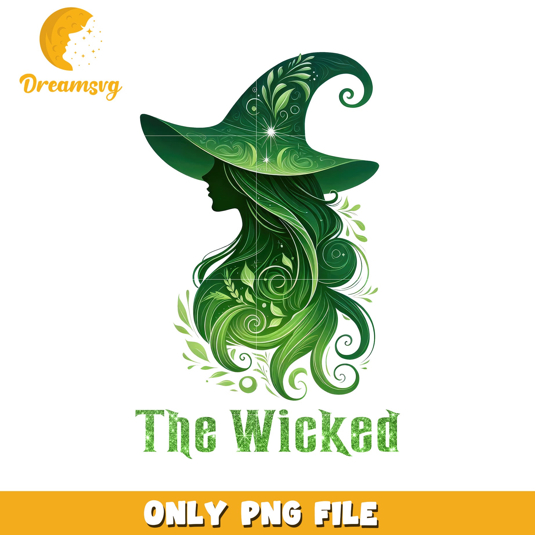 Witch the wicked logo design png, wicked the movie png