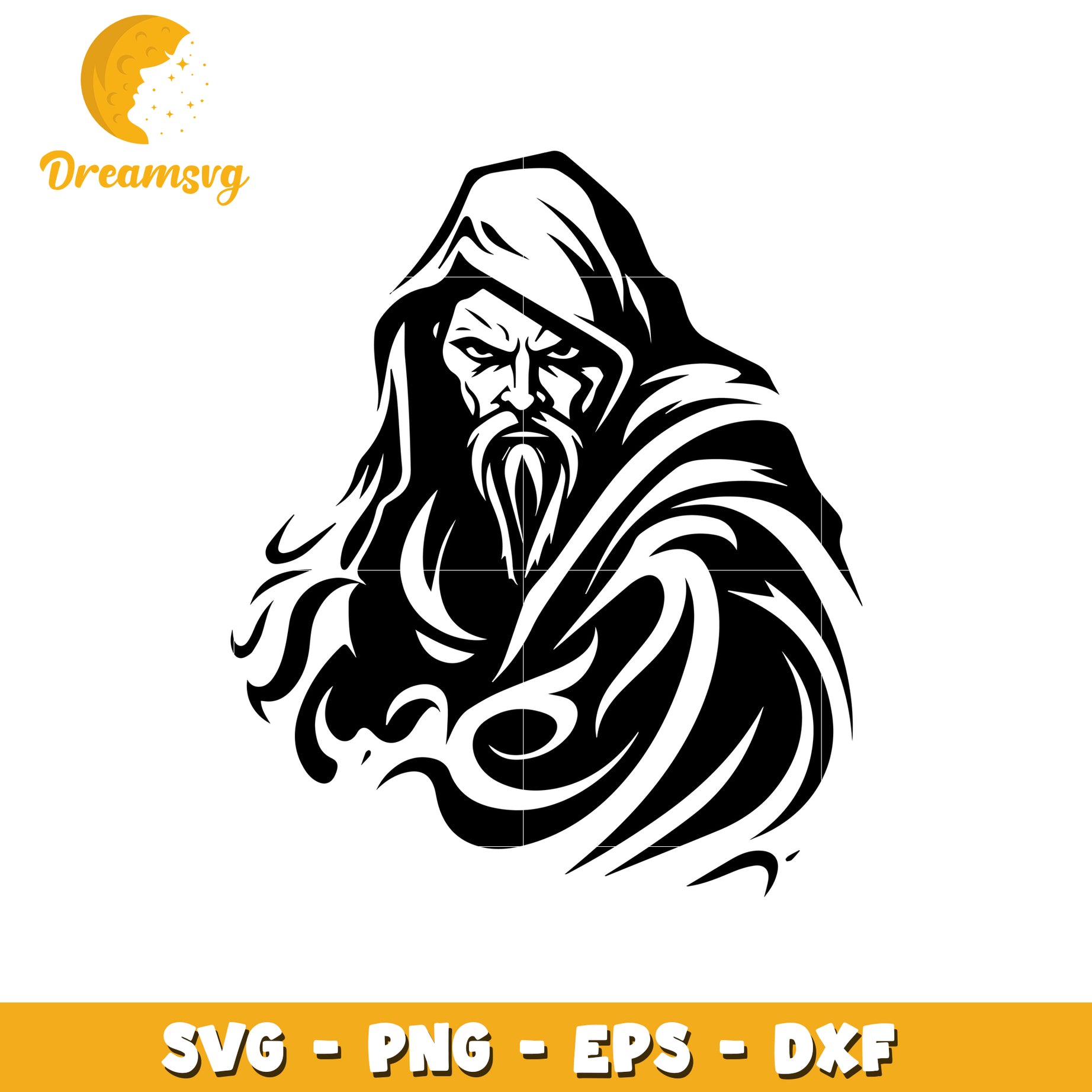 Wizard SVG Cut File PNG EPS DXF