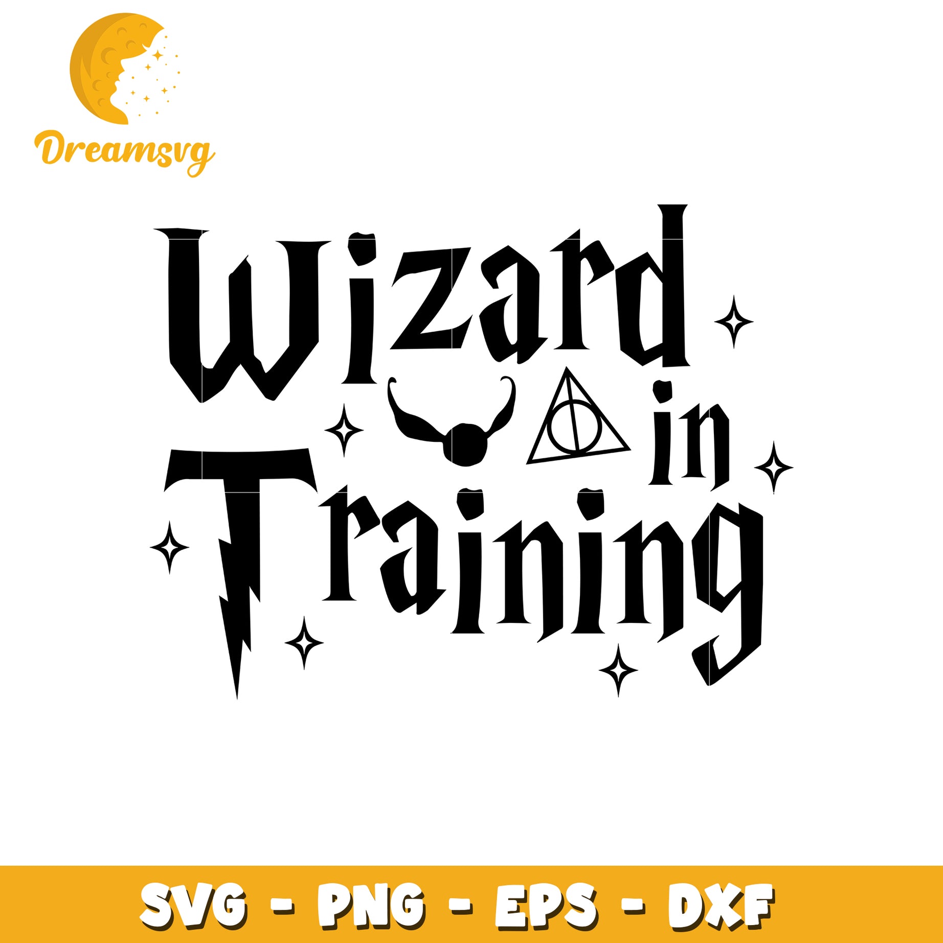 Wizard in Training SVG Cut File