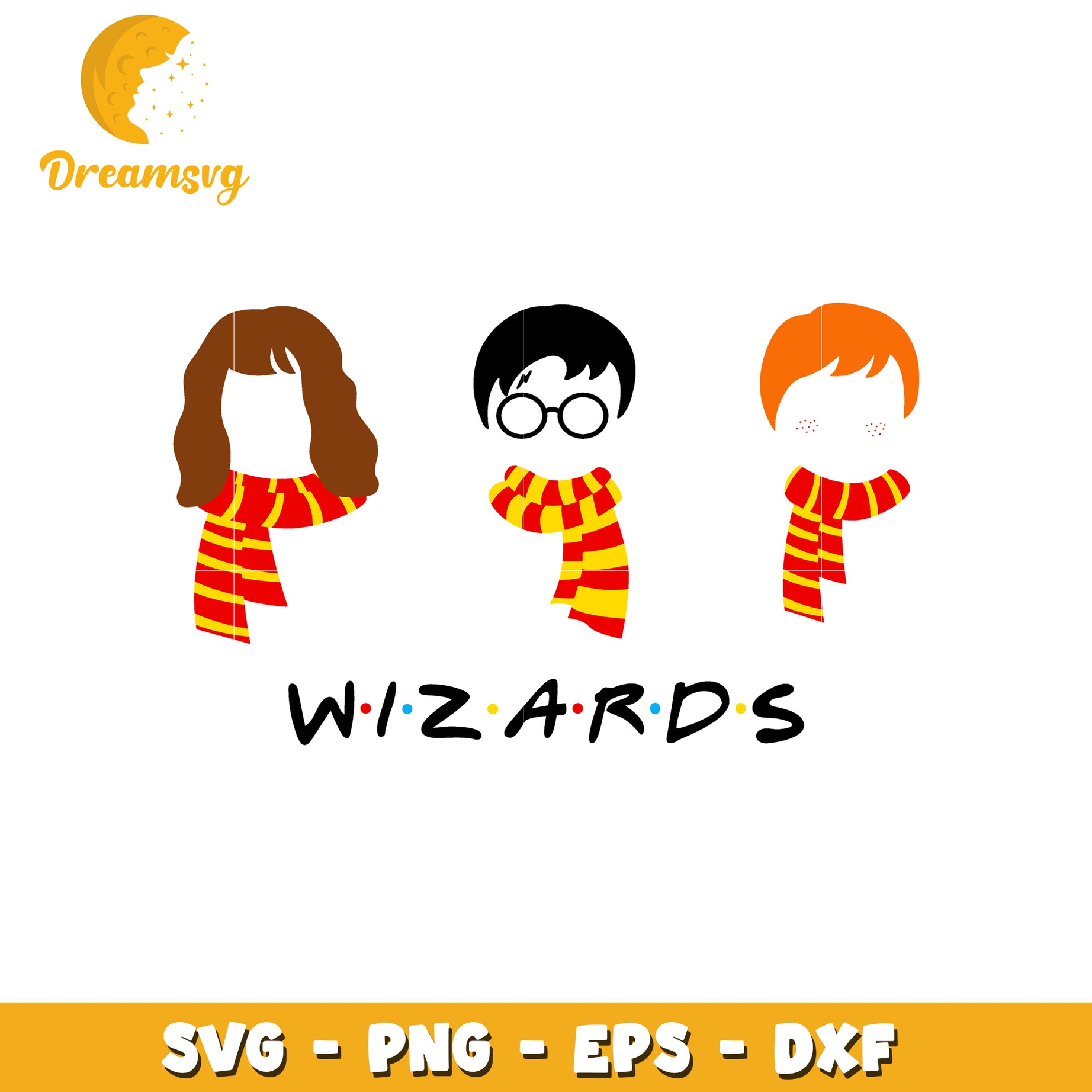 Wizards SVG Cut Files PNG EPS DXF