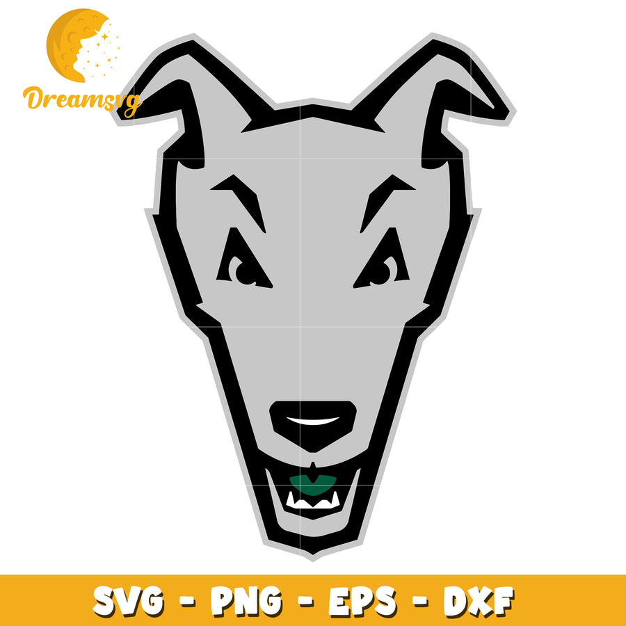 Wolf Head SVG PNG EPS DXF Cut File