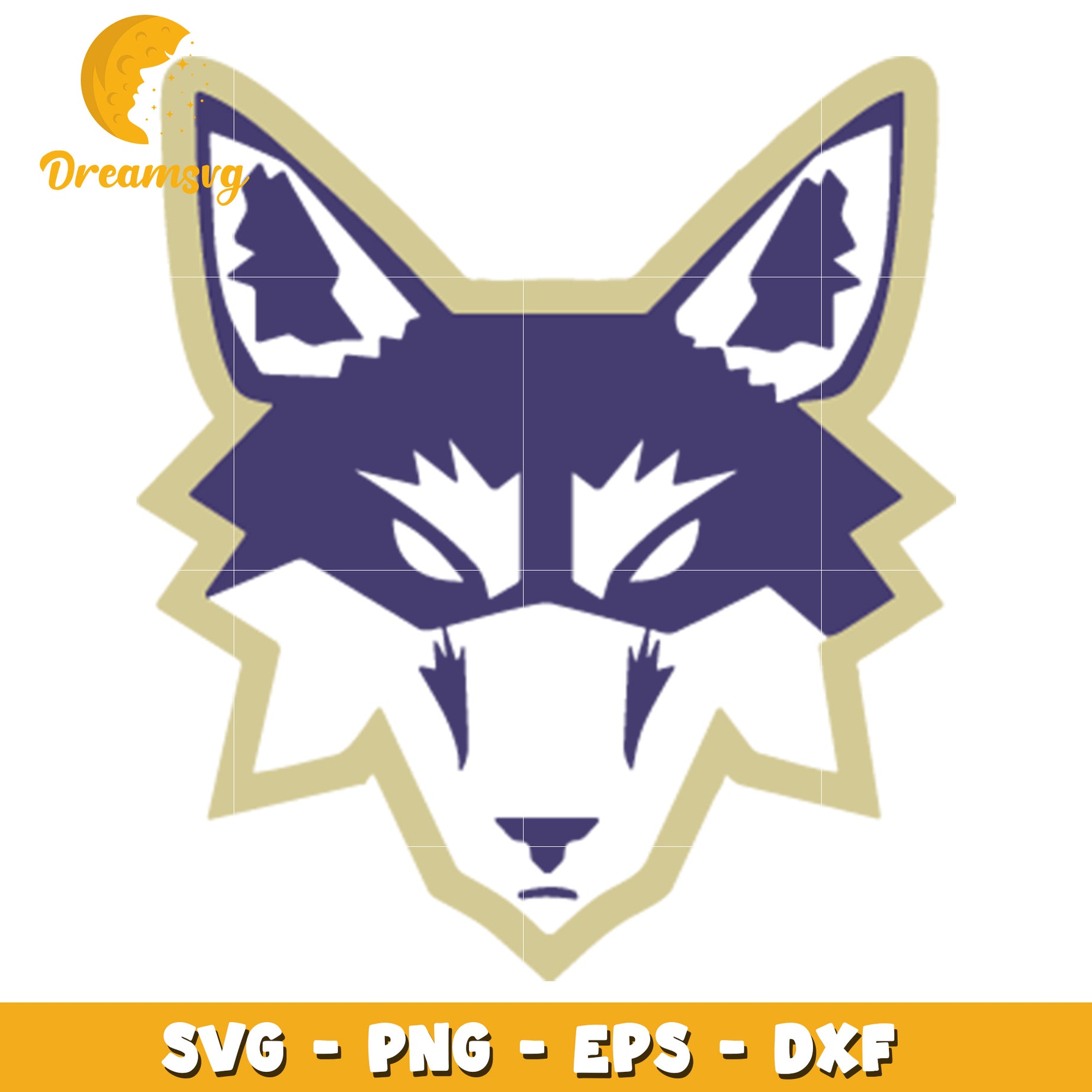 Wolf Head SVG PNG EPS DXF Files