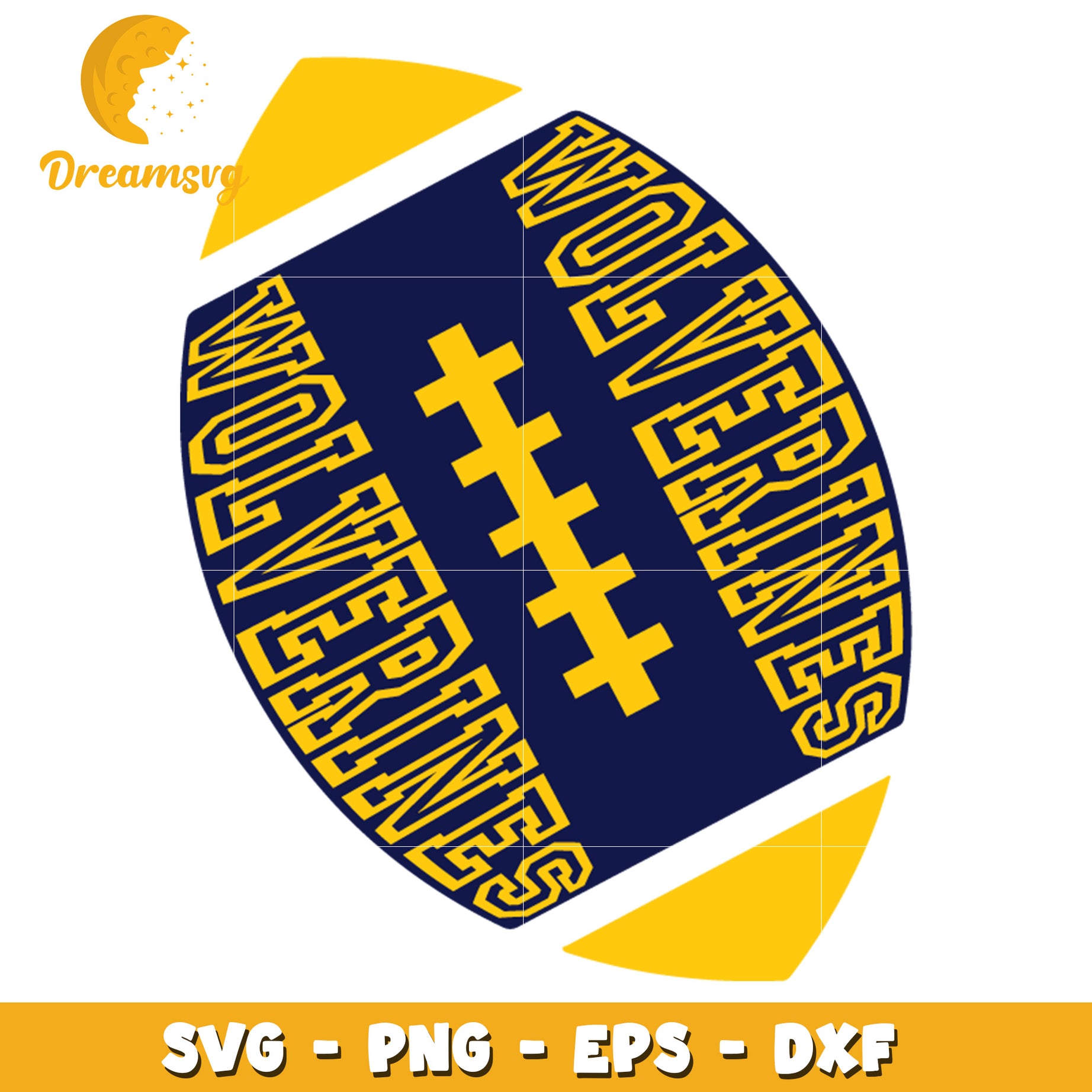 Wolverines Football SVG PNG EPS DXF