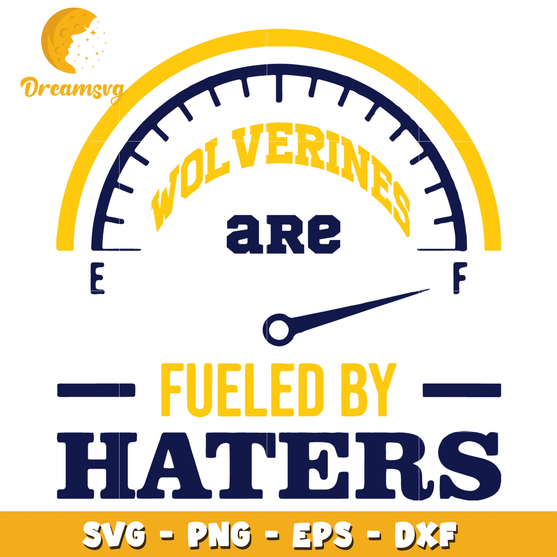 Wolverines Fueled By Haters SVG