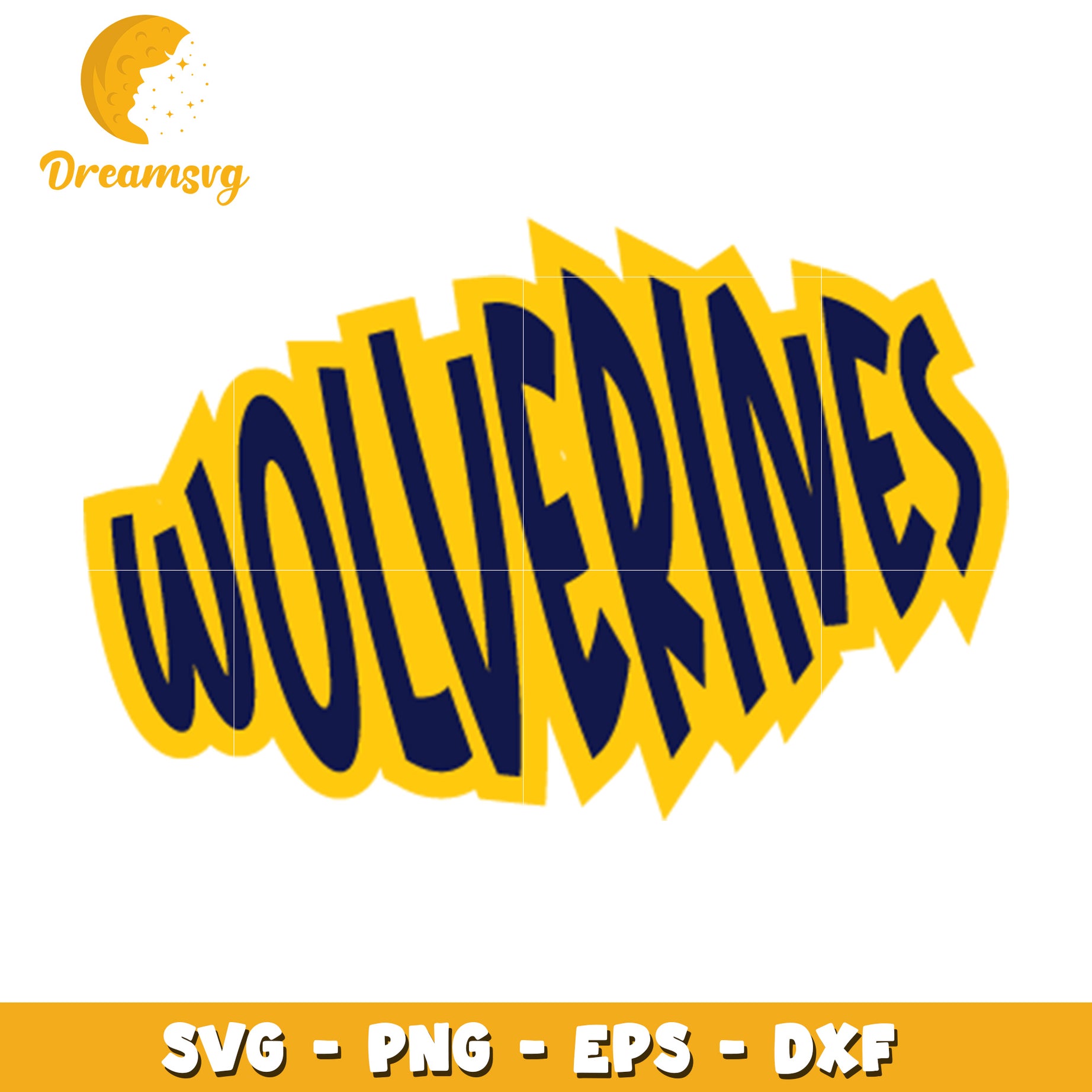 Wolverines SVG Graphic for Cricut and Silhouette Projects