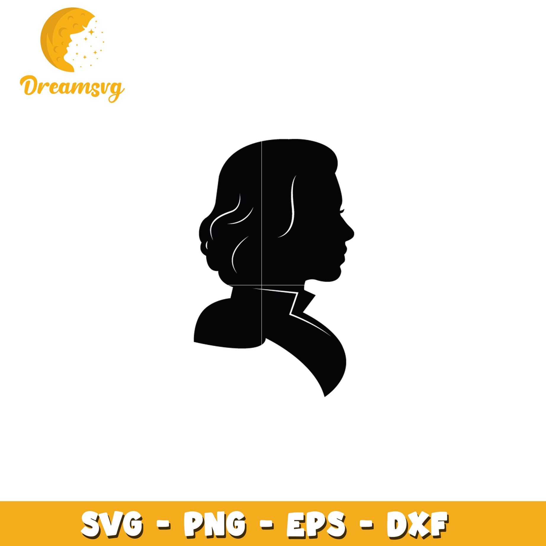 Woman Silhouette SVG Cut File