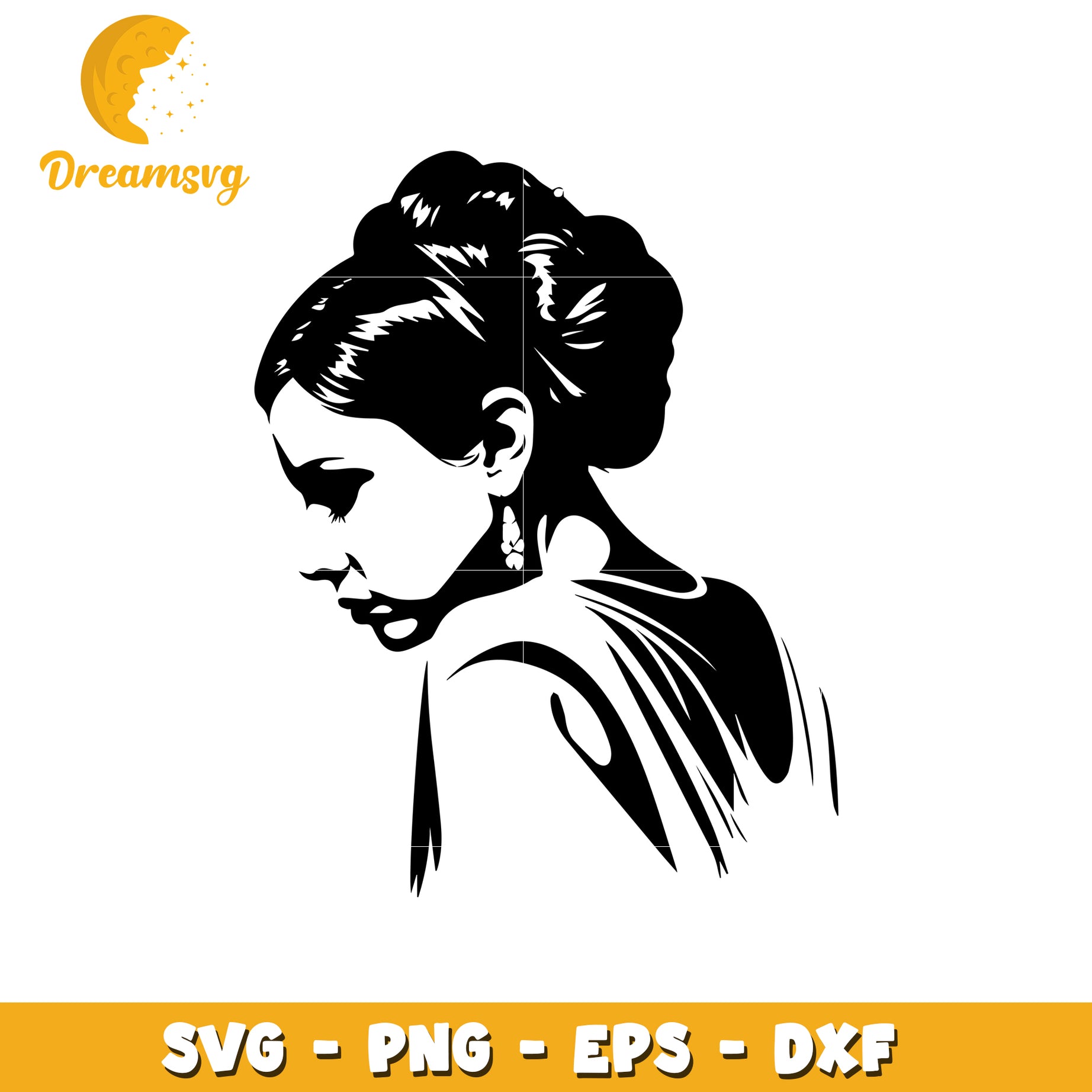 Woman Silhouette SVG PNG EPS DXF