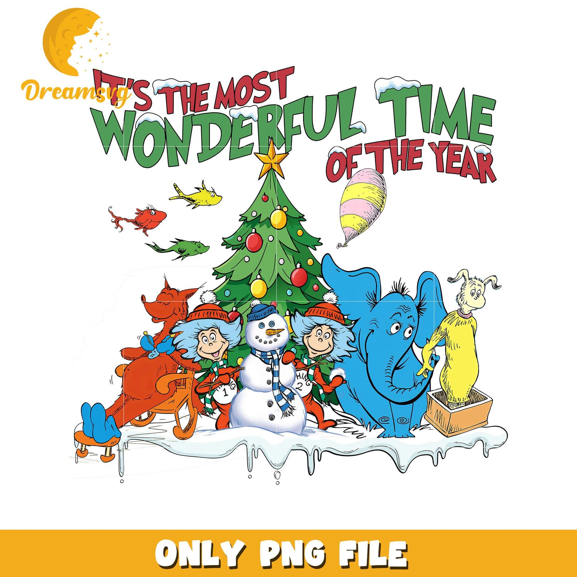 Wonderful Time of the Year Holiday PNG Image Download