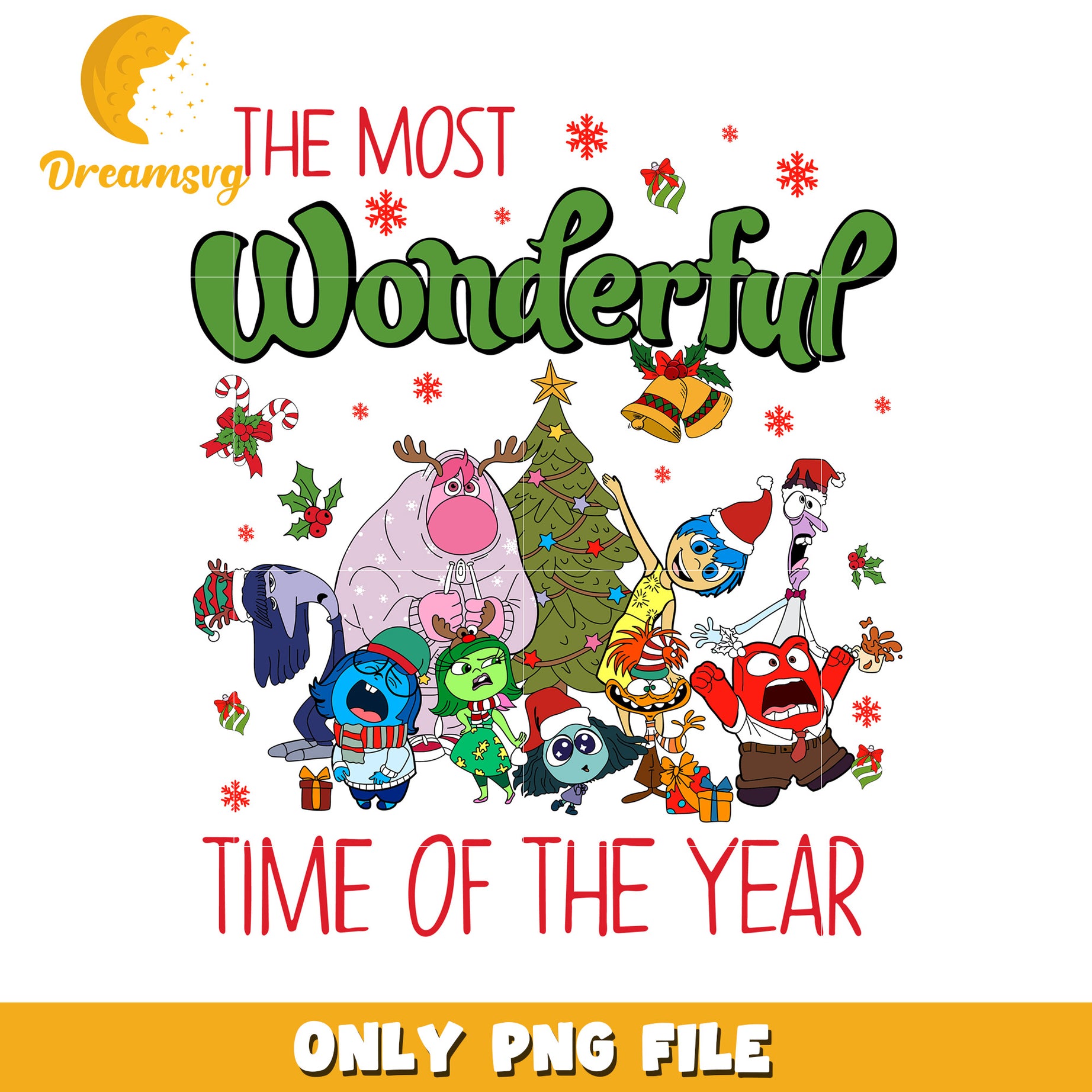 Wonderful Time of the Year PNG Holiday Art Design