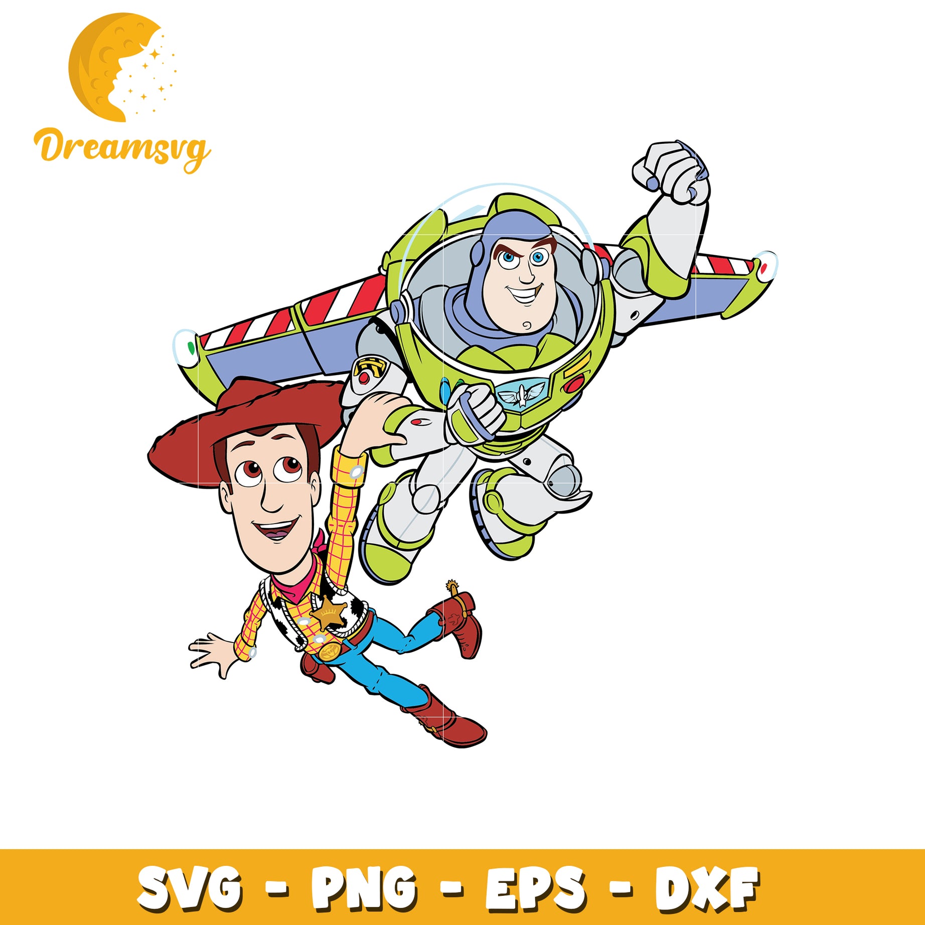 Woody Buzz Lightyear SVG Cut Files