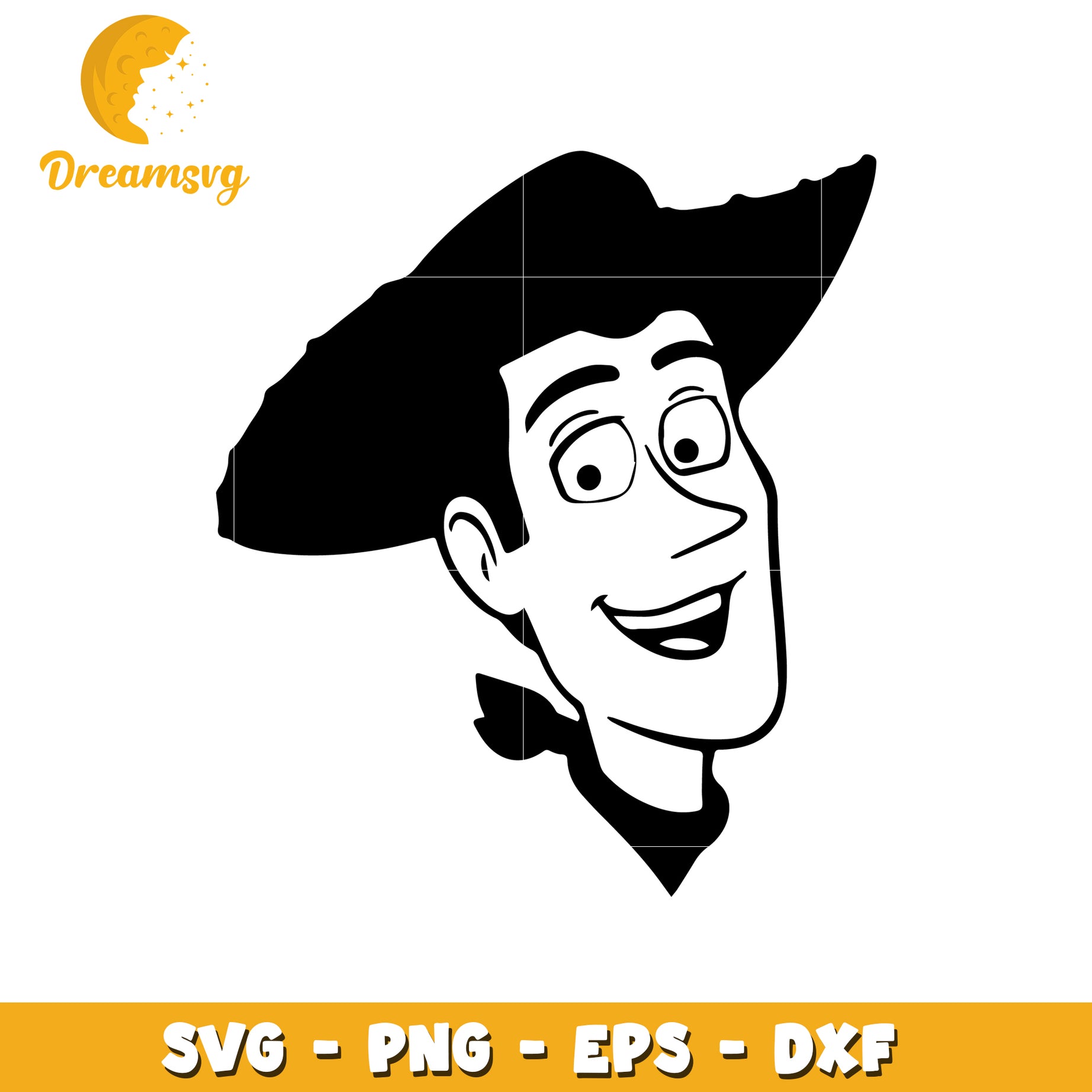 Woody SVG Cut File PNG, EPS, DXF