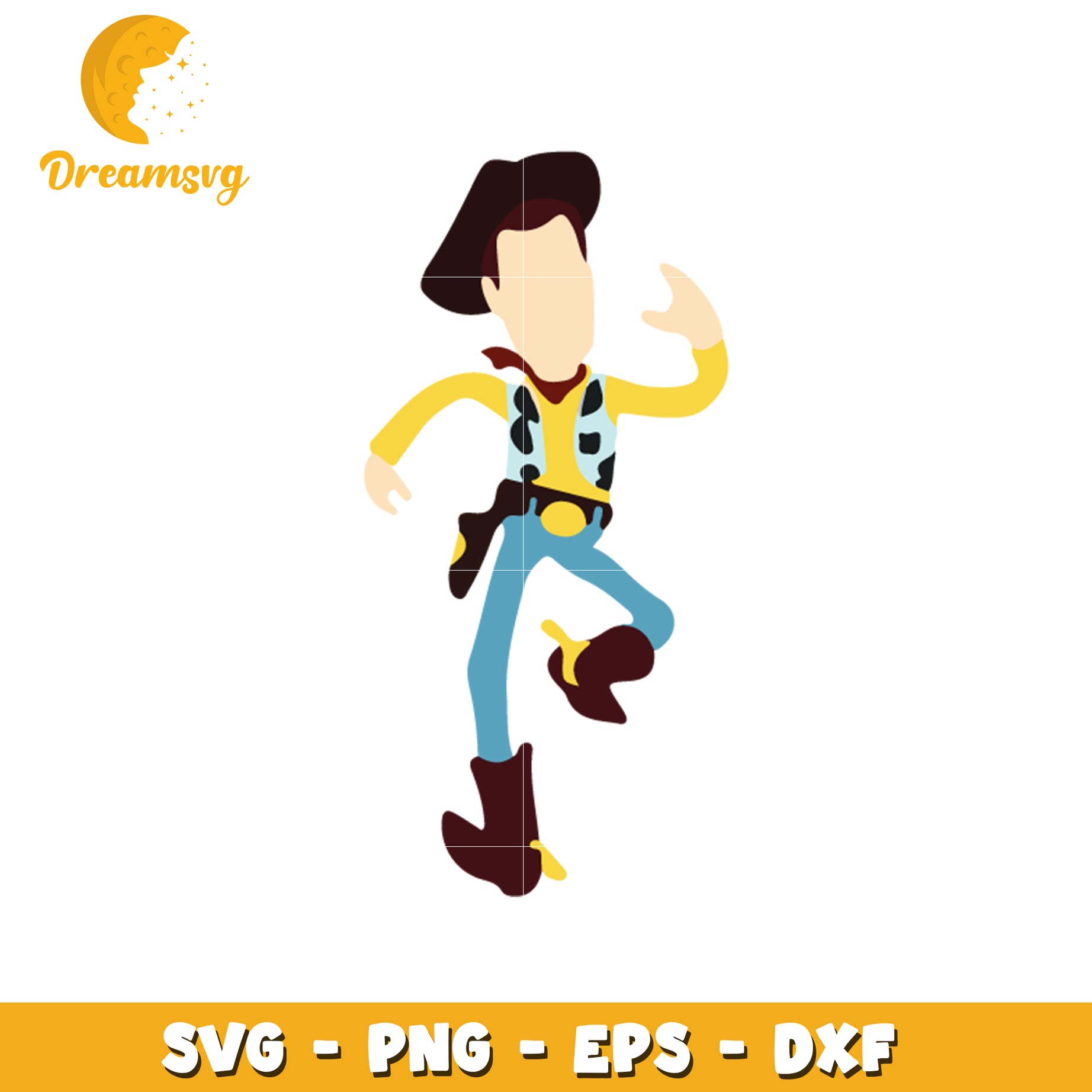 Woody SVG Cut File Toy Story Cowboy