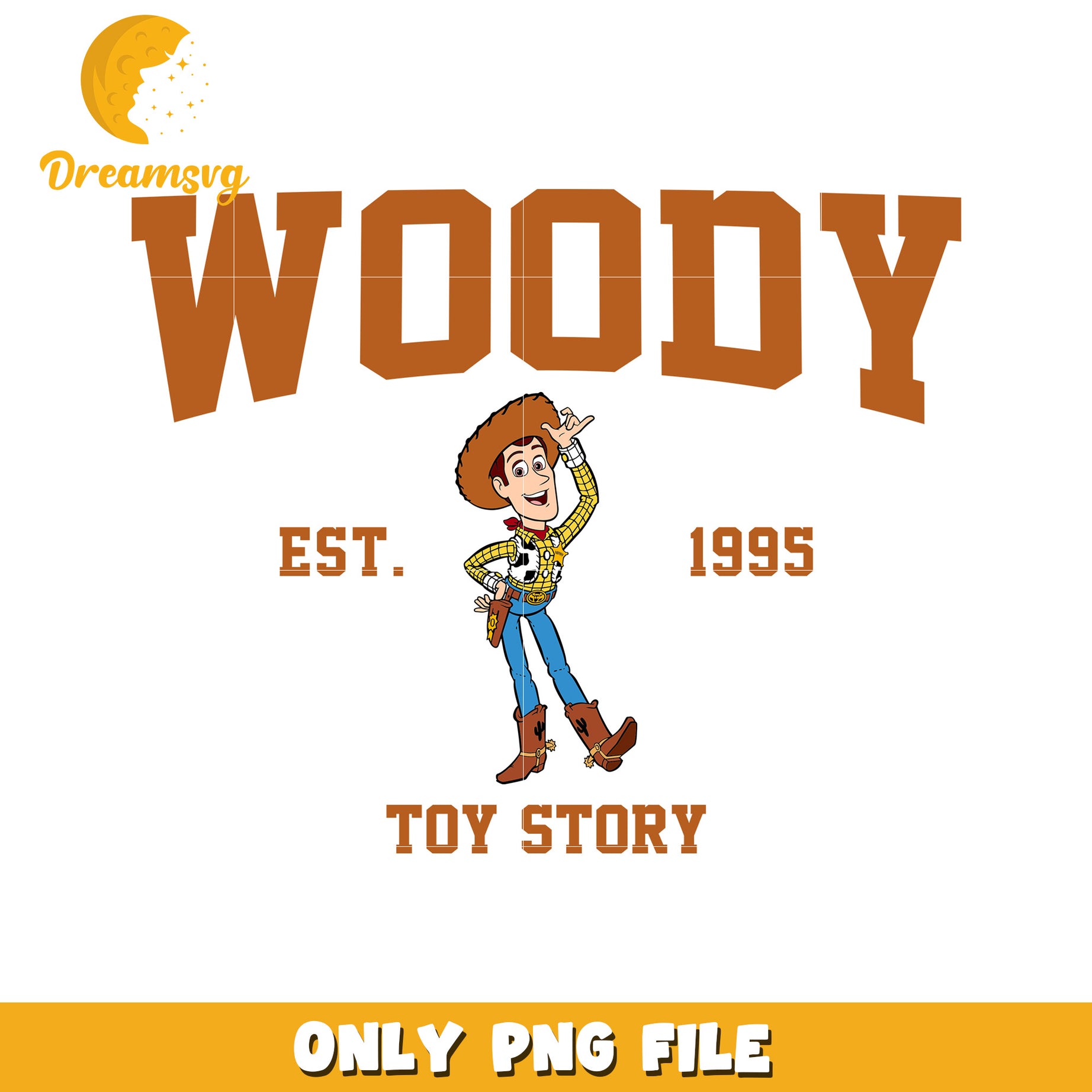 Woody Toy Story 1995 PNG Art for Fans and Collectors
