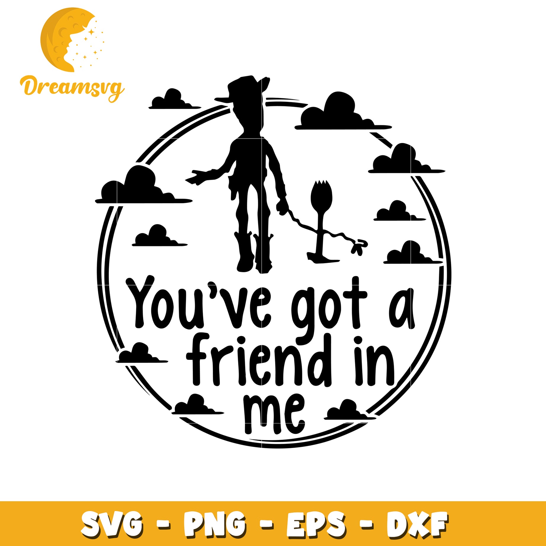 Woody & Forky SVG Cut File