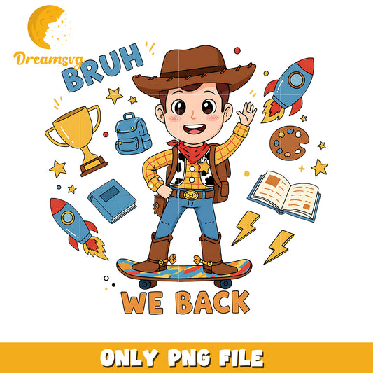 Woody bruh we back png, disney cartoons png, disney characters png