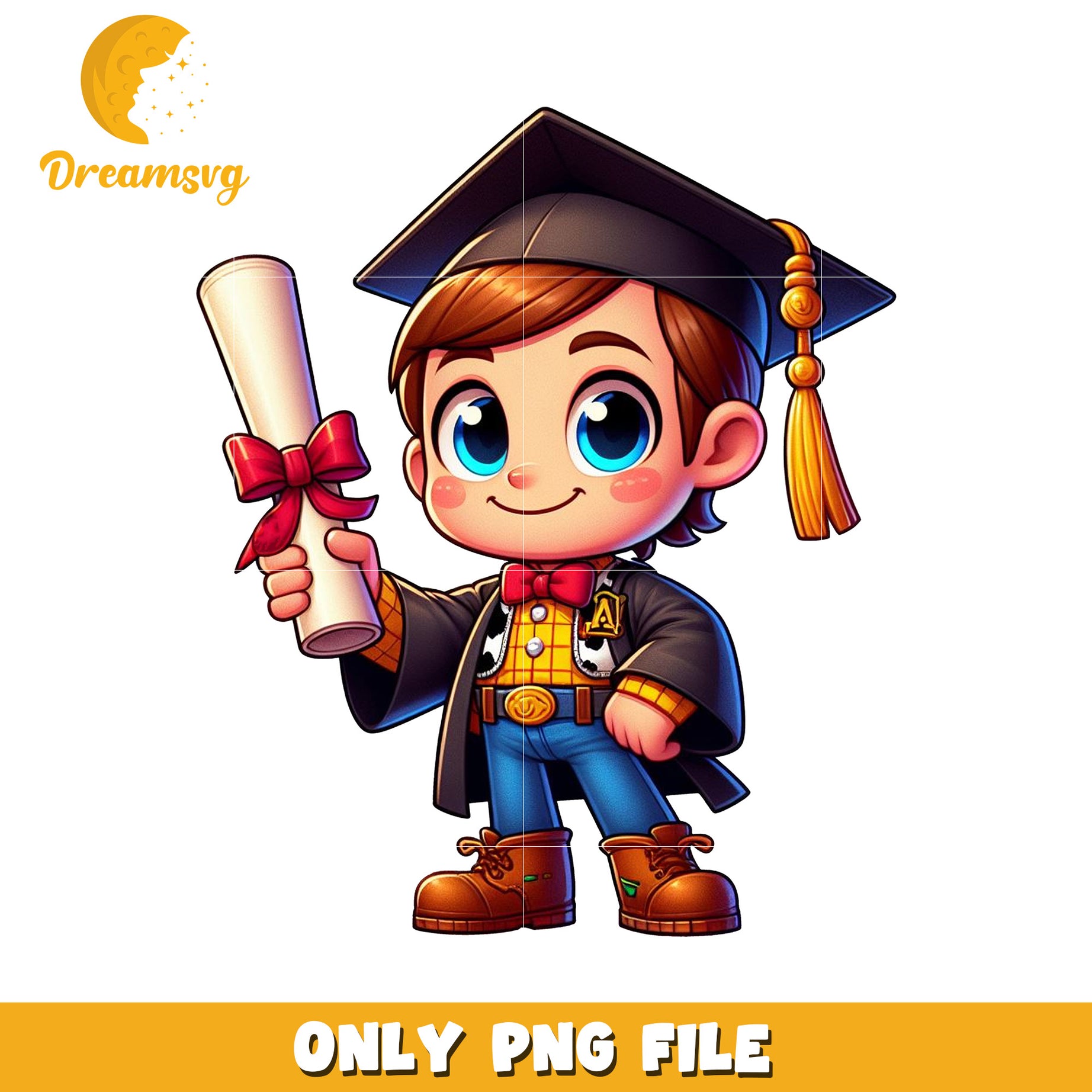 Woody graduation  design png, toy story woody graduate png, disney characters png